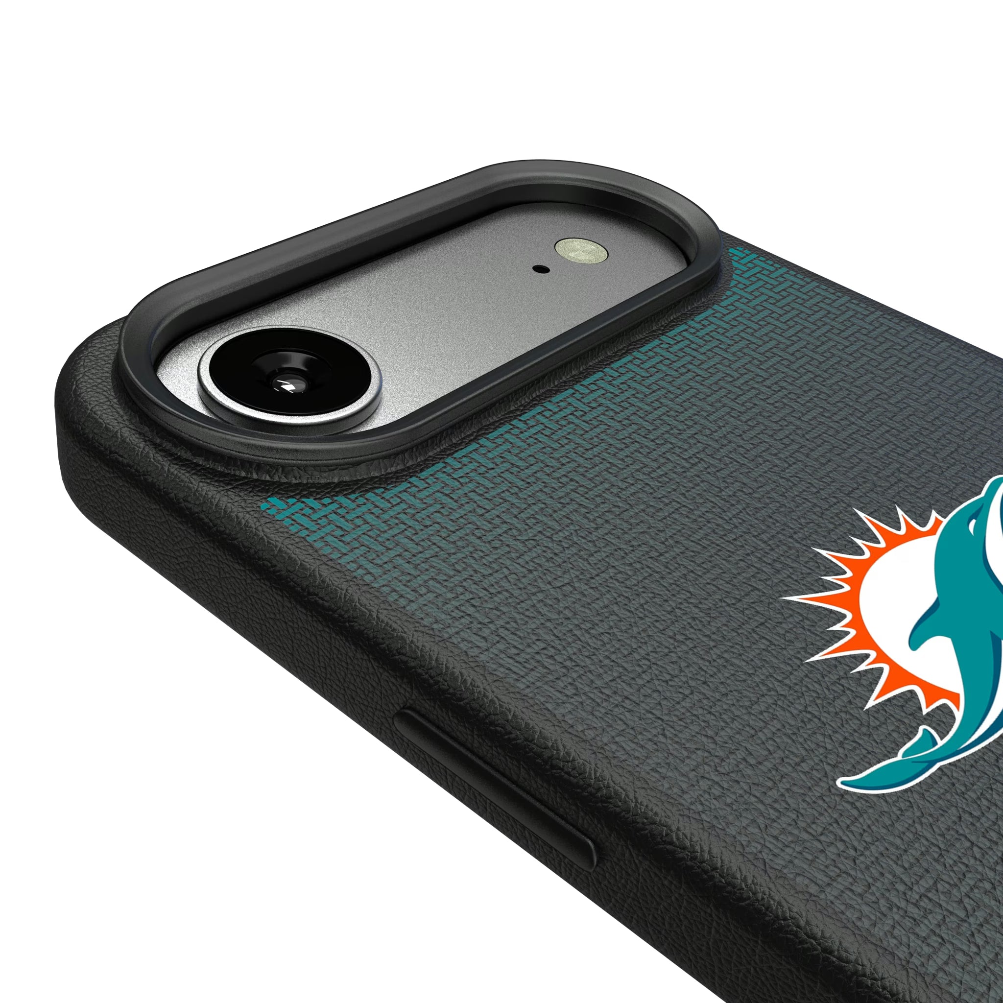 Miami Dolphins Linen iPhone MagSafe Compatible Phone Case for Apple iPhone - Detail#Device_iPhone Air