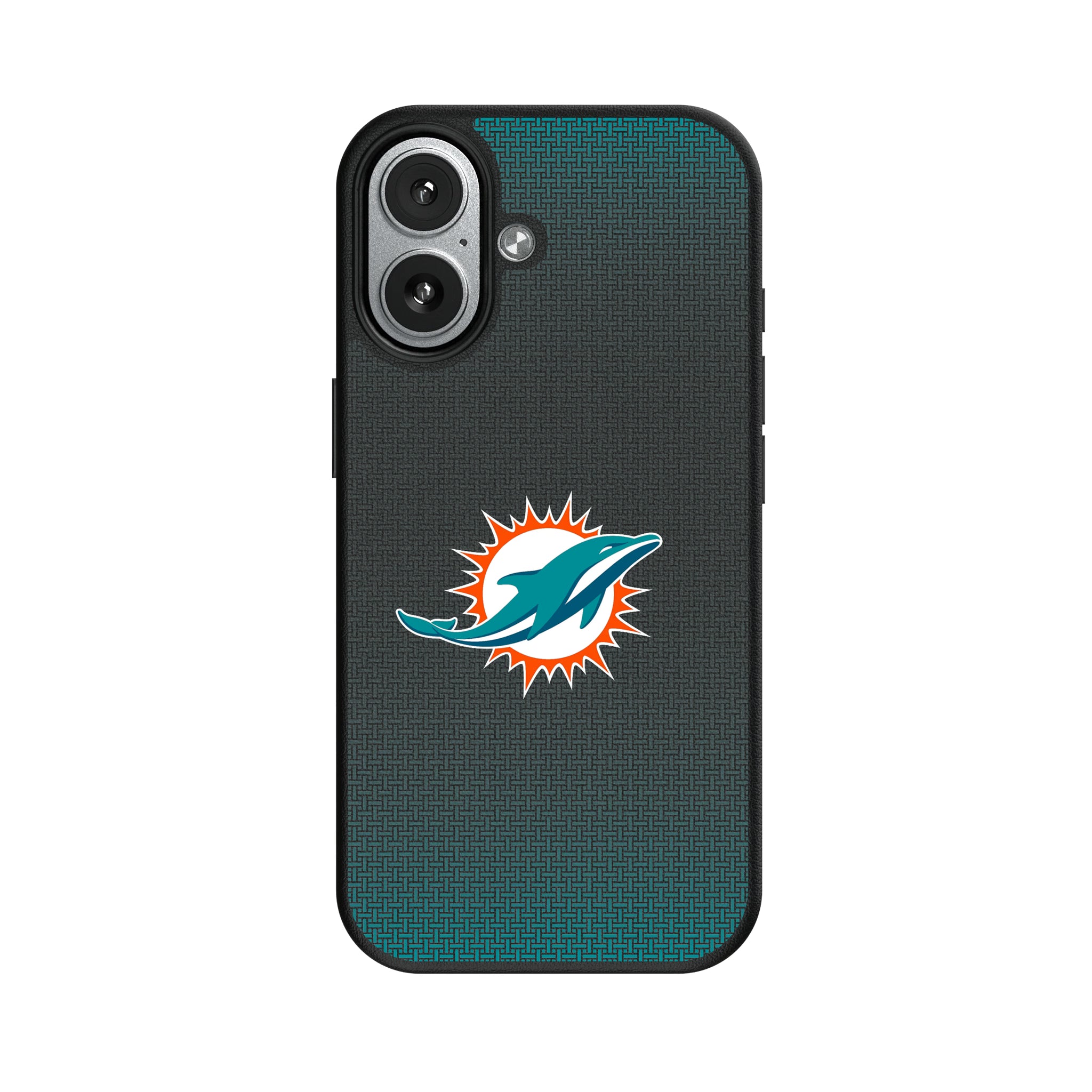 Miami Dolphins Linen iPhone MagSafe Compatible Phone Case for Apple iPhone#Device_iPhone 17
