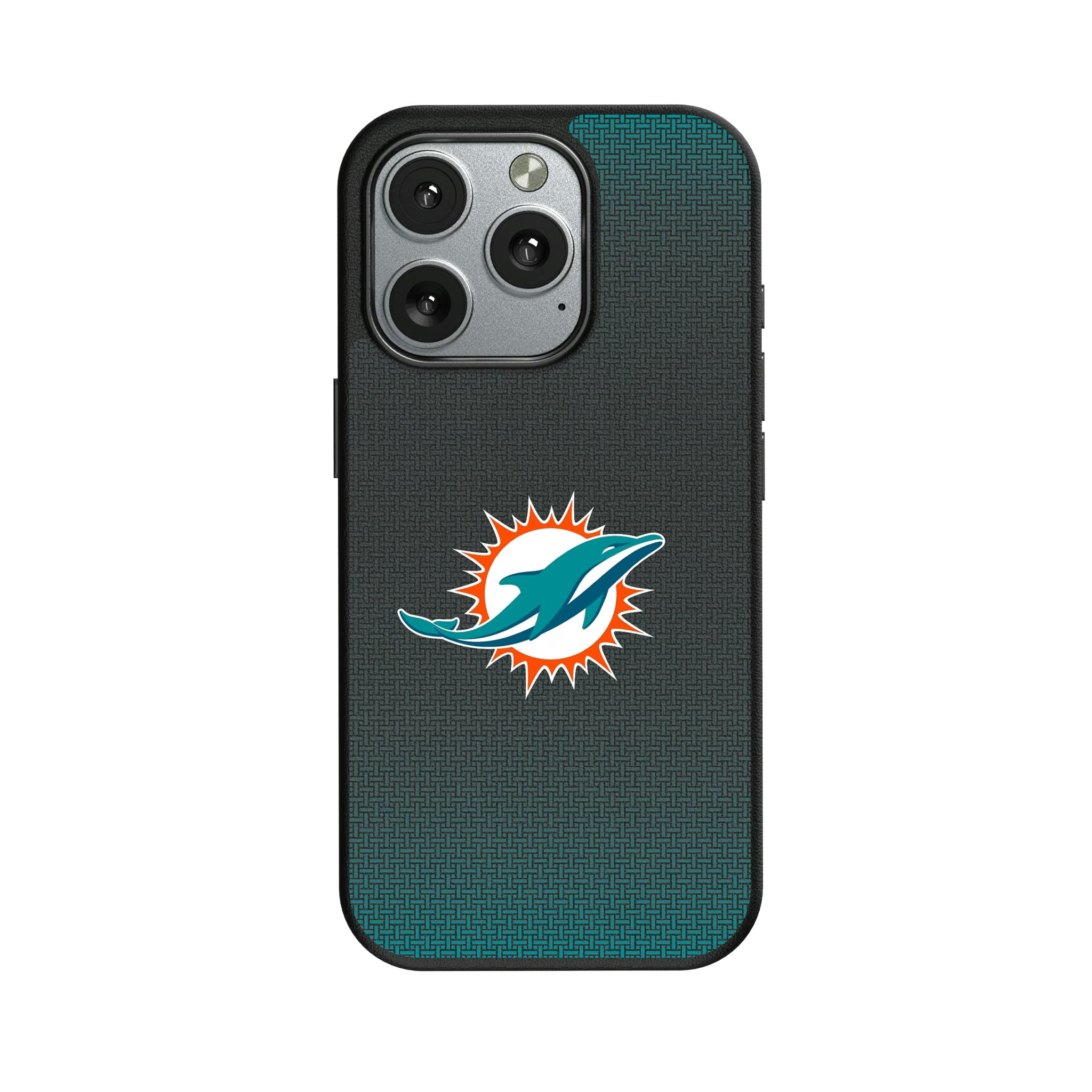 Miami Dolphins Linen iPhone MagSafe Compatible Phone Case for Apple iPhone