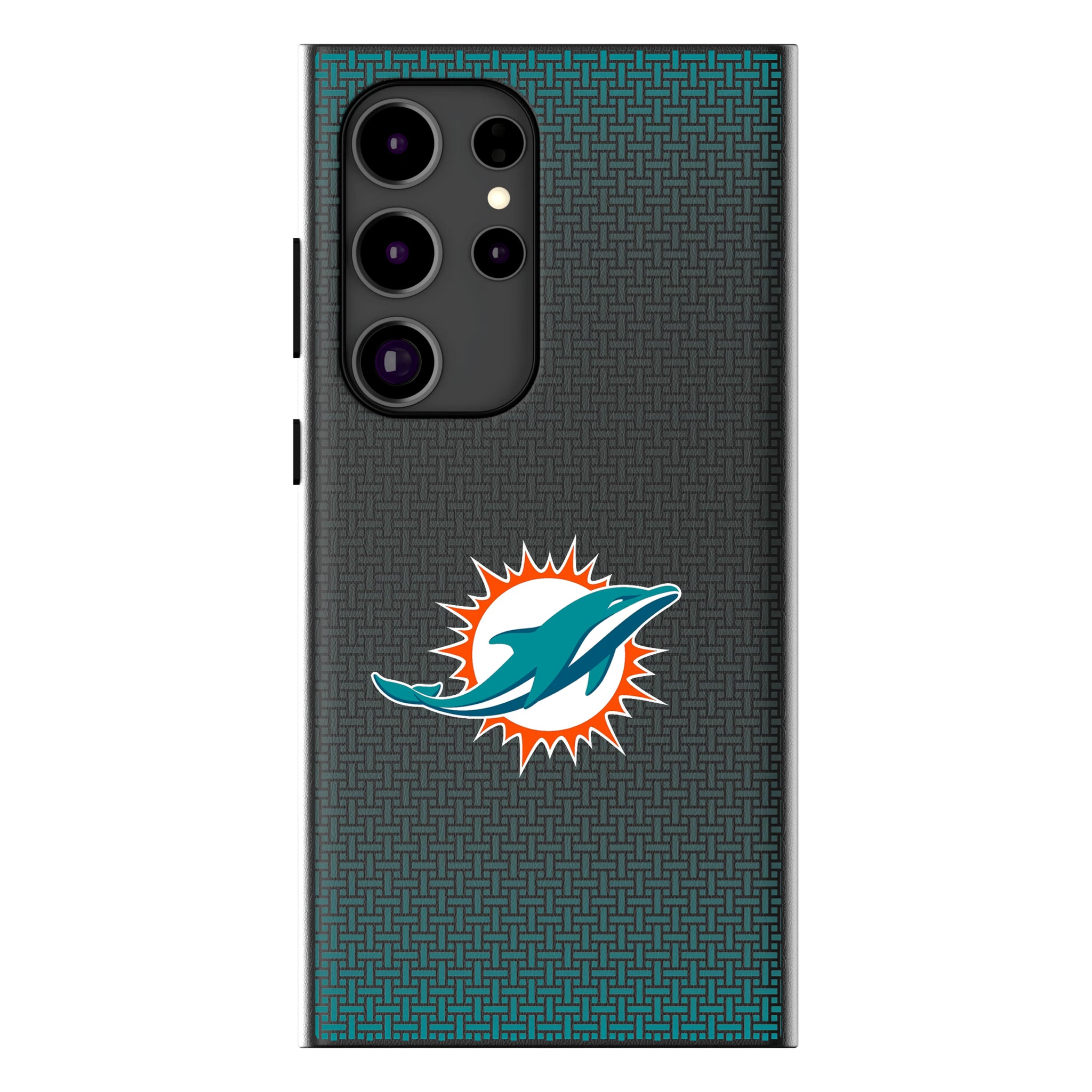 Miami Dolphins Linen Galaxy MagSafe Compatible Phone Case for Samsung Galaxy