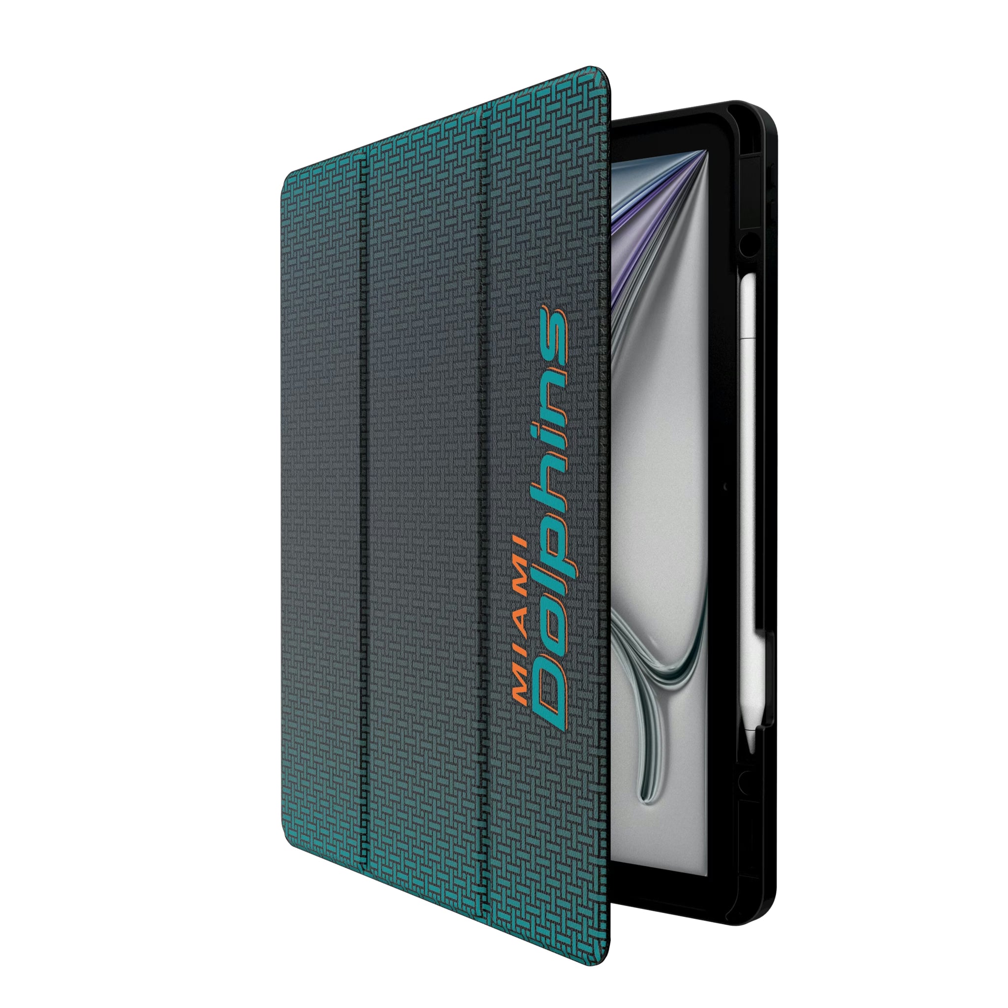 Miami Dolphins Linen iPad Tablet Case for Apple iPad