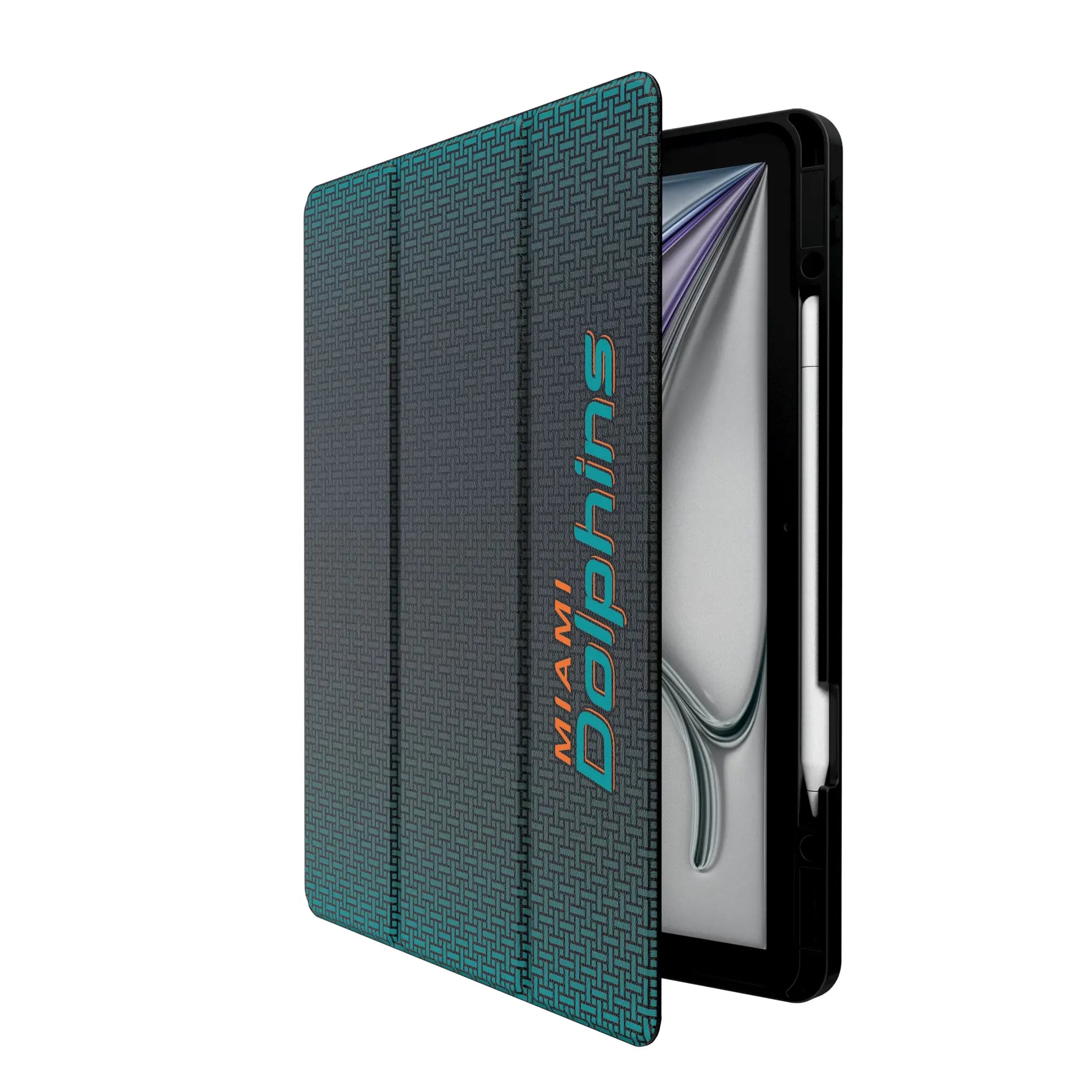 Miami Dolphins Linen iPad Tablet Case for Apple iPad