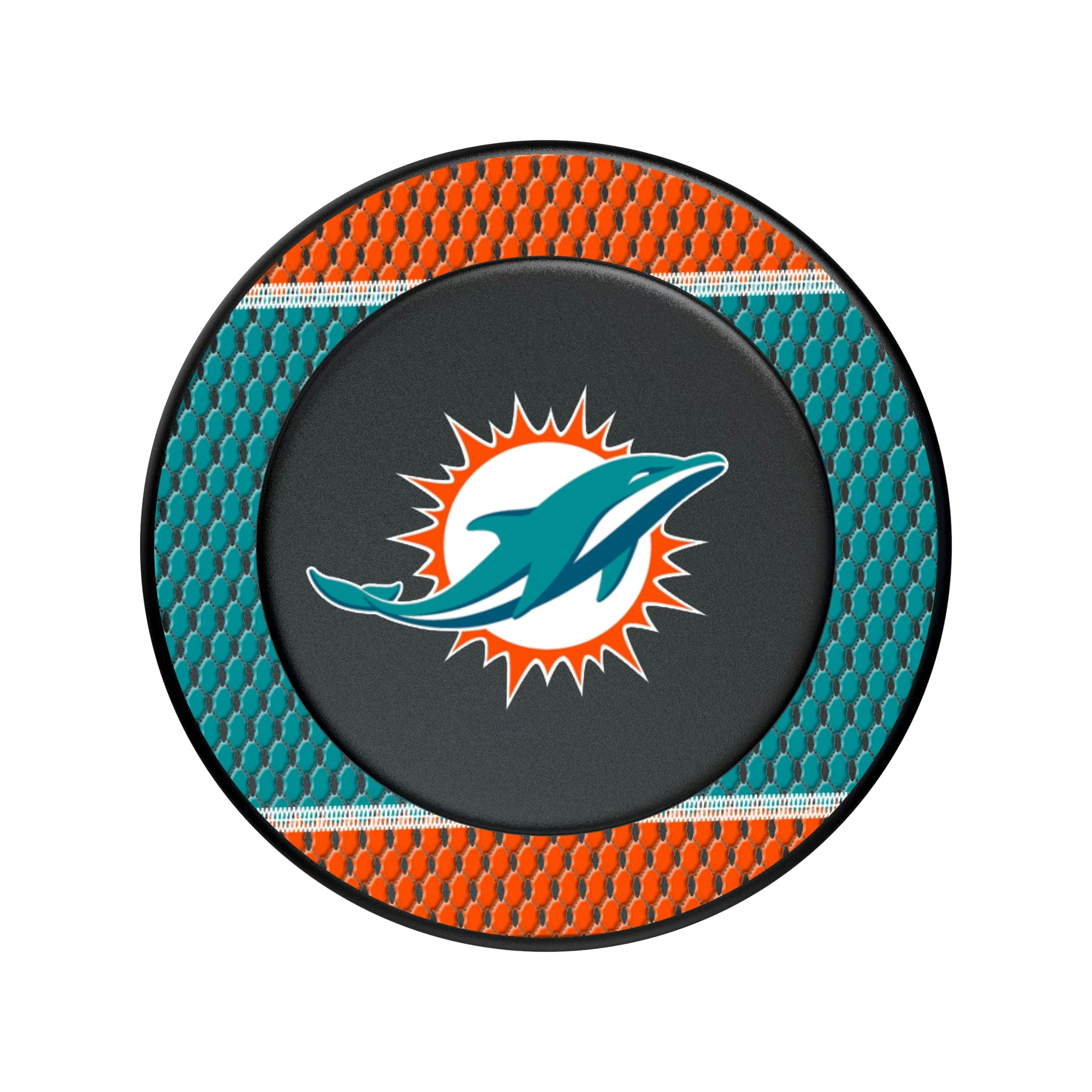Miami Dolphins Mesh Popsockets Round Magnetic