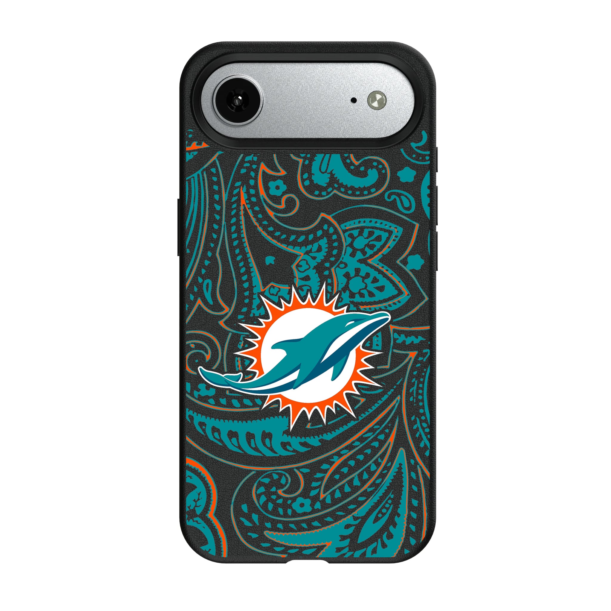 Miami Dolphins Paisley iPhone MagSafe Compatible Phone Case for Apple iPhone#Device_iPhone Air