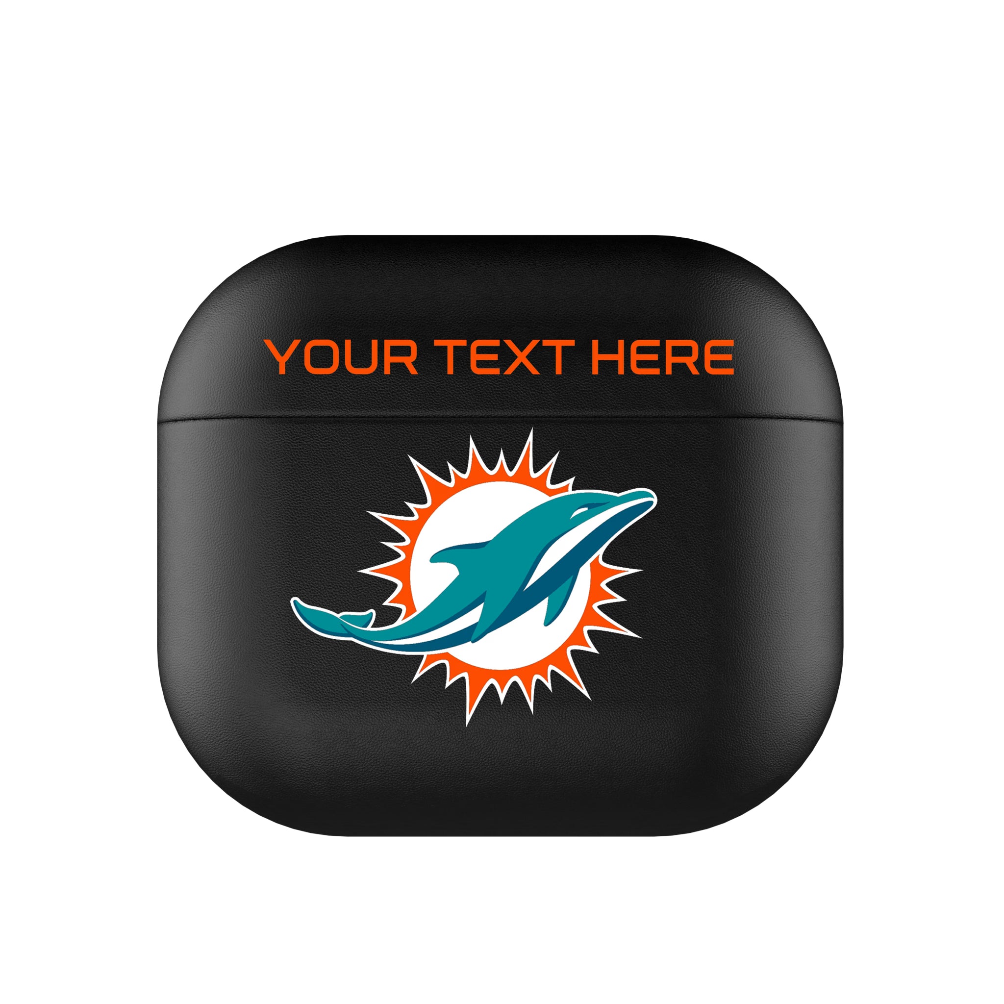 Miami Dolphins Personalized Insignia AirPods AirPod Case Cover#Device_AirPods 3rd Gen