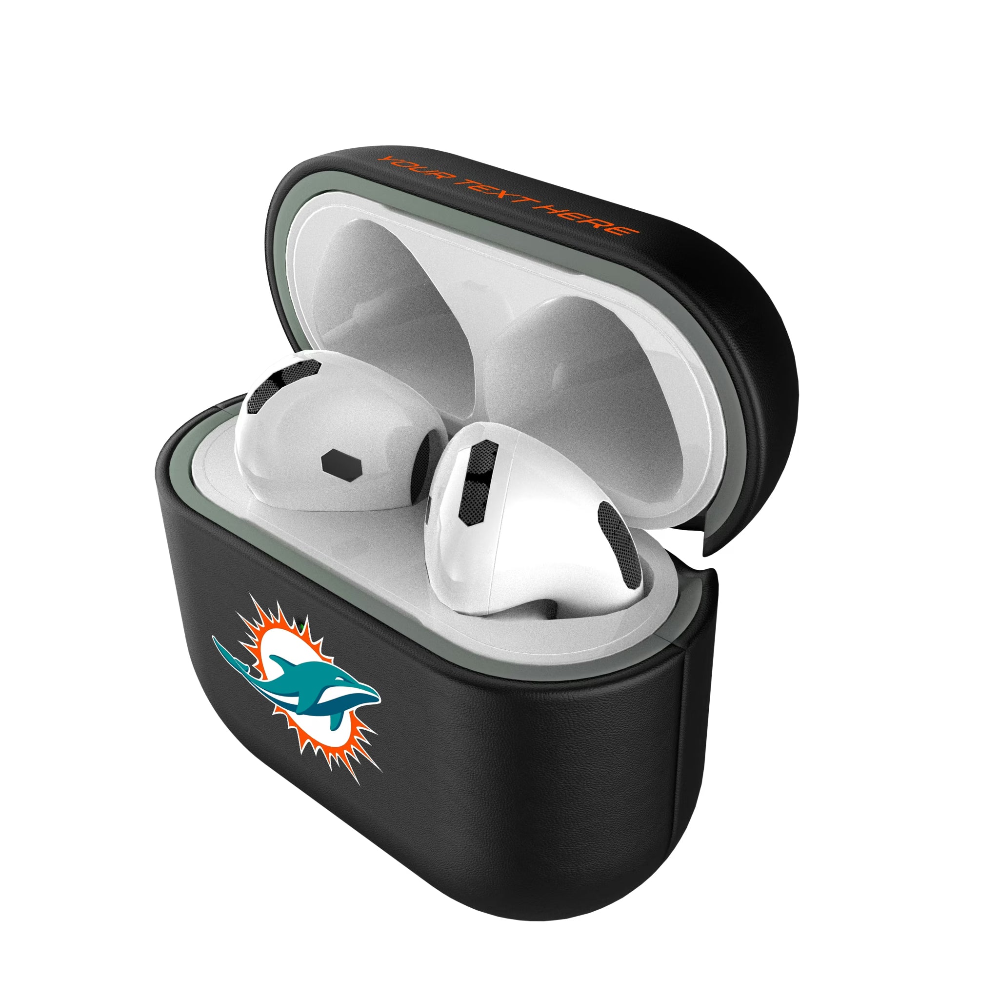 Miami Dolphins Personalized Insignia AirPods AirPod Case Cover#Device_AirPods 4