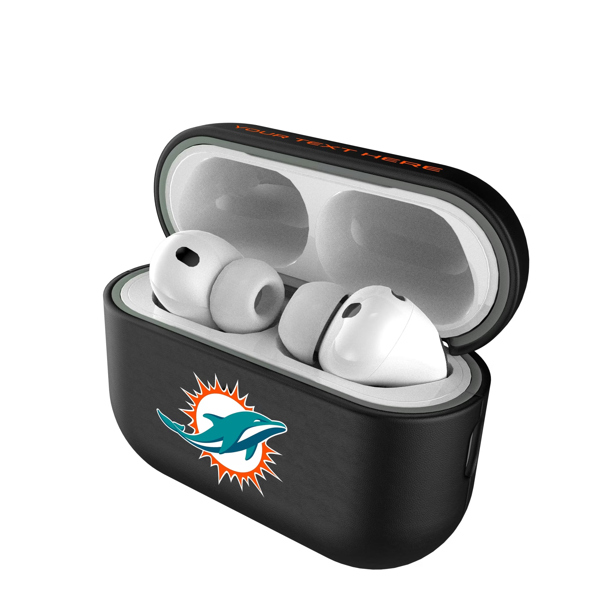 Miami Dolphins Personalized Insignia AirPods AirPod Case Cover#Device_AirPods Pro 3