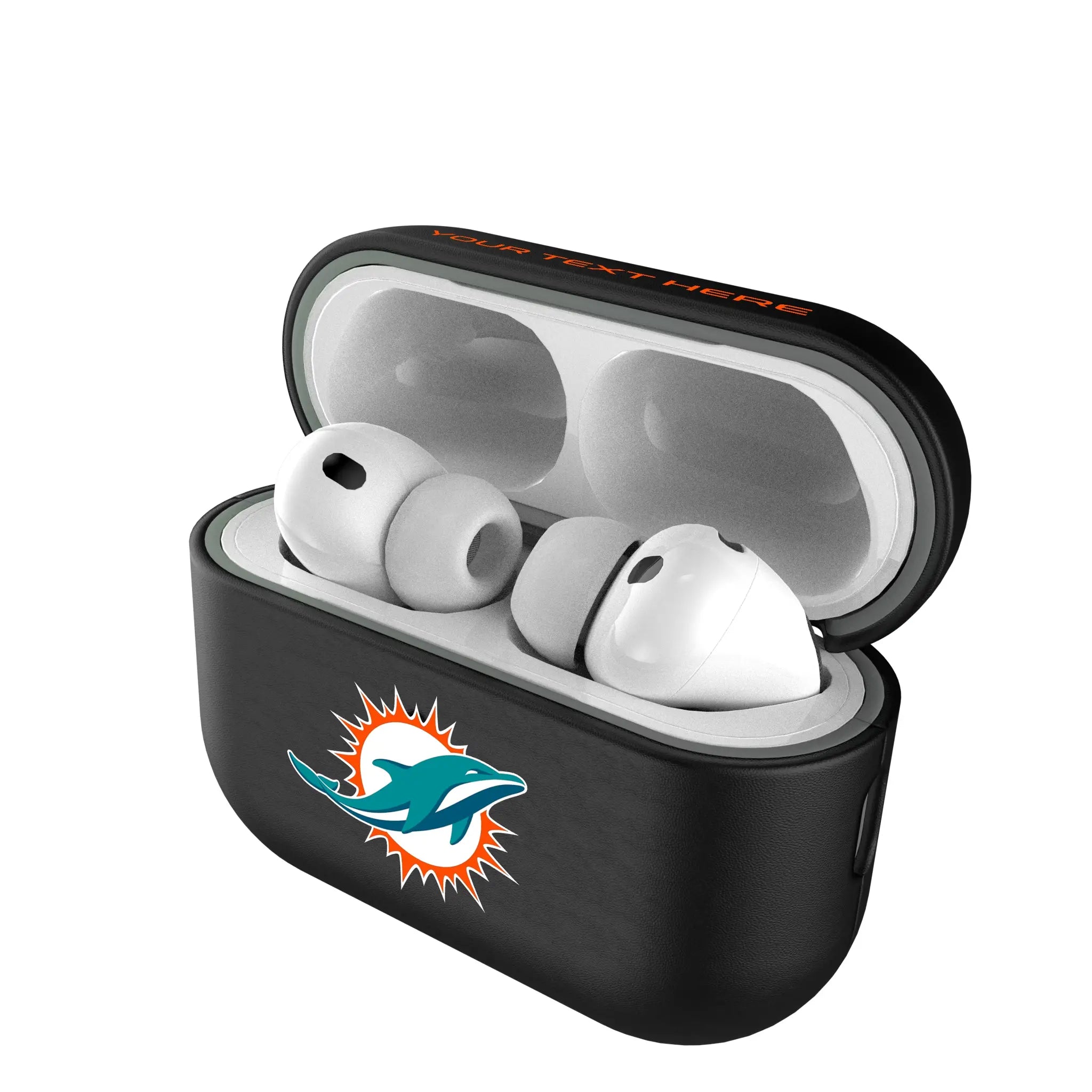 Miami Dolphins Personalized Insignia AirPods AirPod Case Cover#Device_AirPods Pro 3