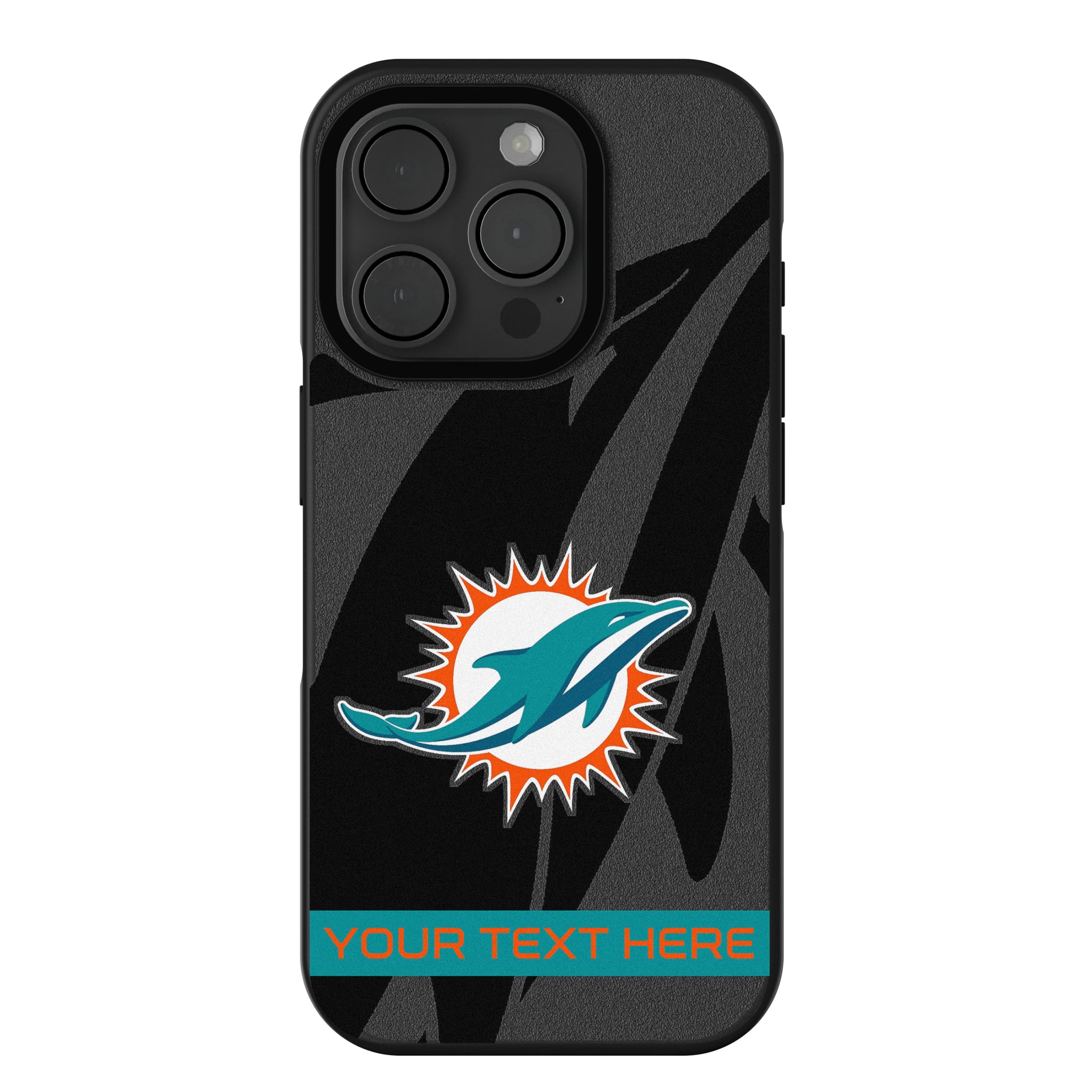 Miami Dolphins Personalized Tilt iPhone Bump Phone Case for Apple iPhone