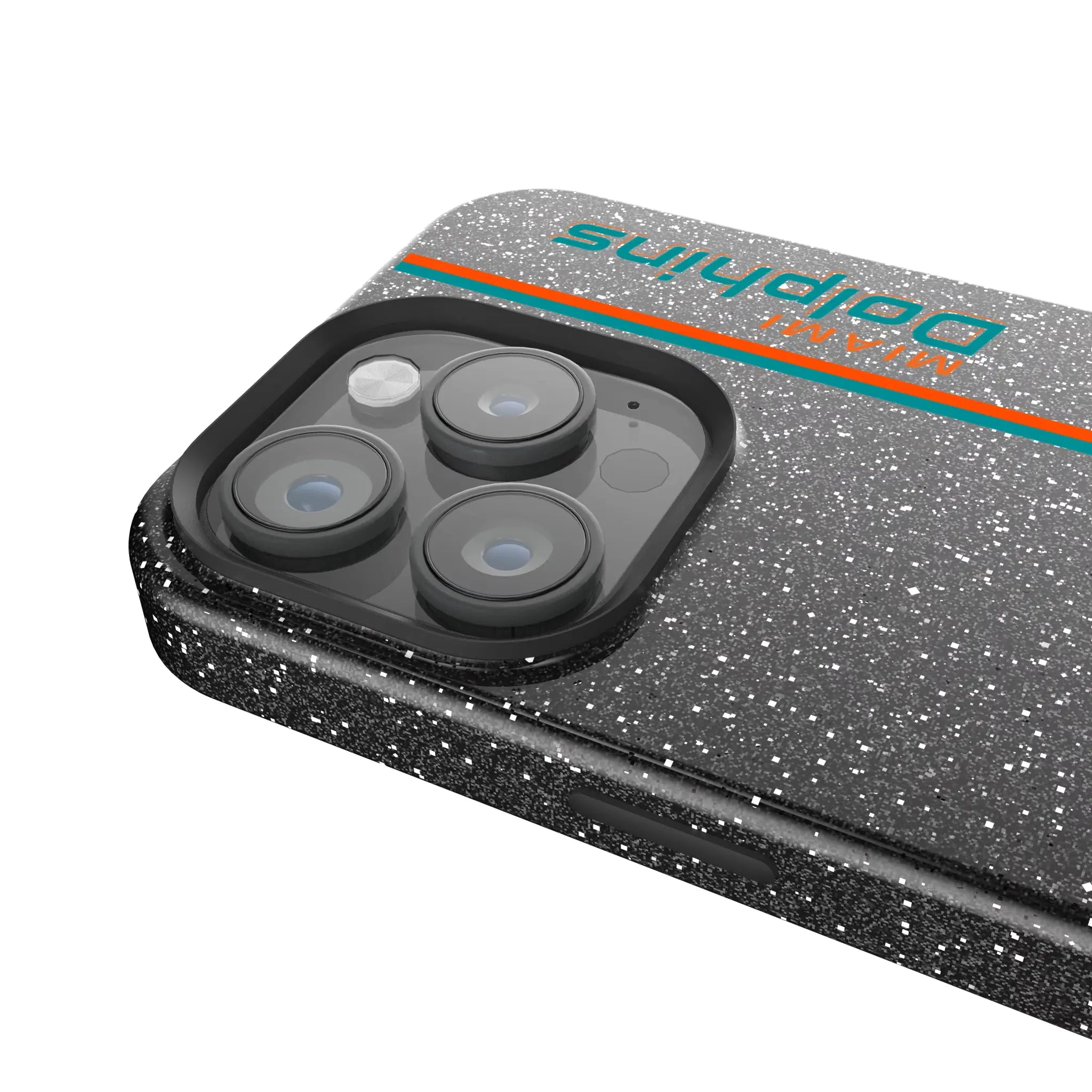 Miami Dolphins Sidebar iPhone Bling Phone Case for Apple iPhone - Detail