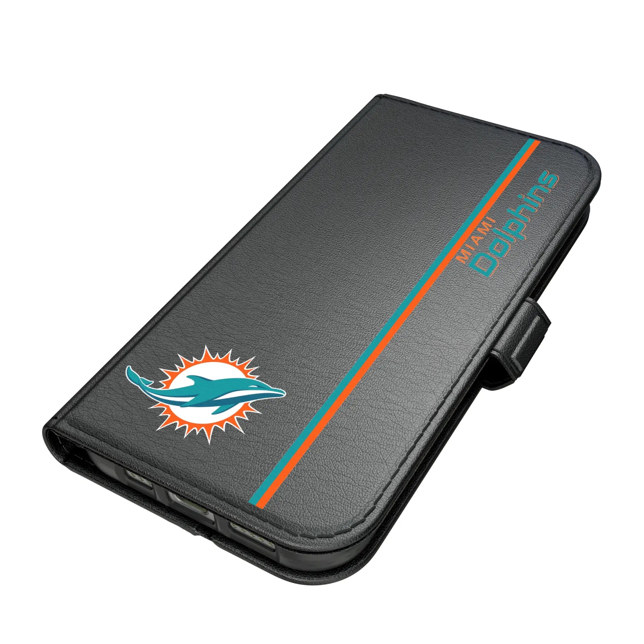 Miami Dolphins Sidebar iPhone Folio Phone Case for Apple iPhone#Device_iPhone 17
