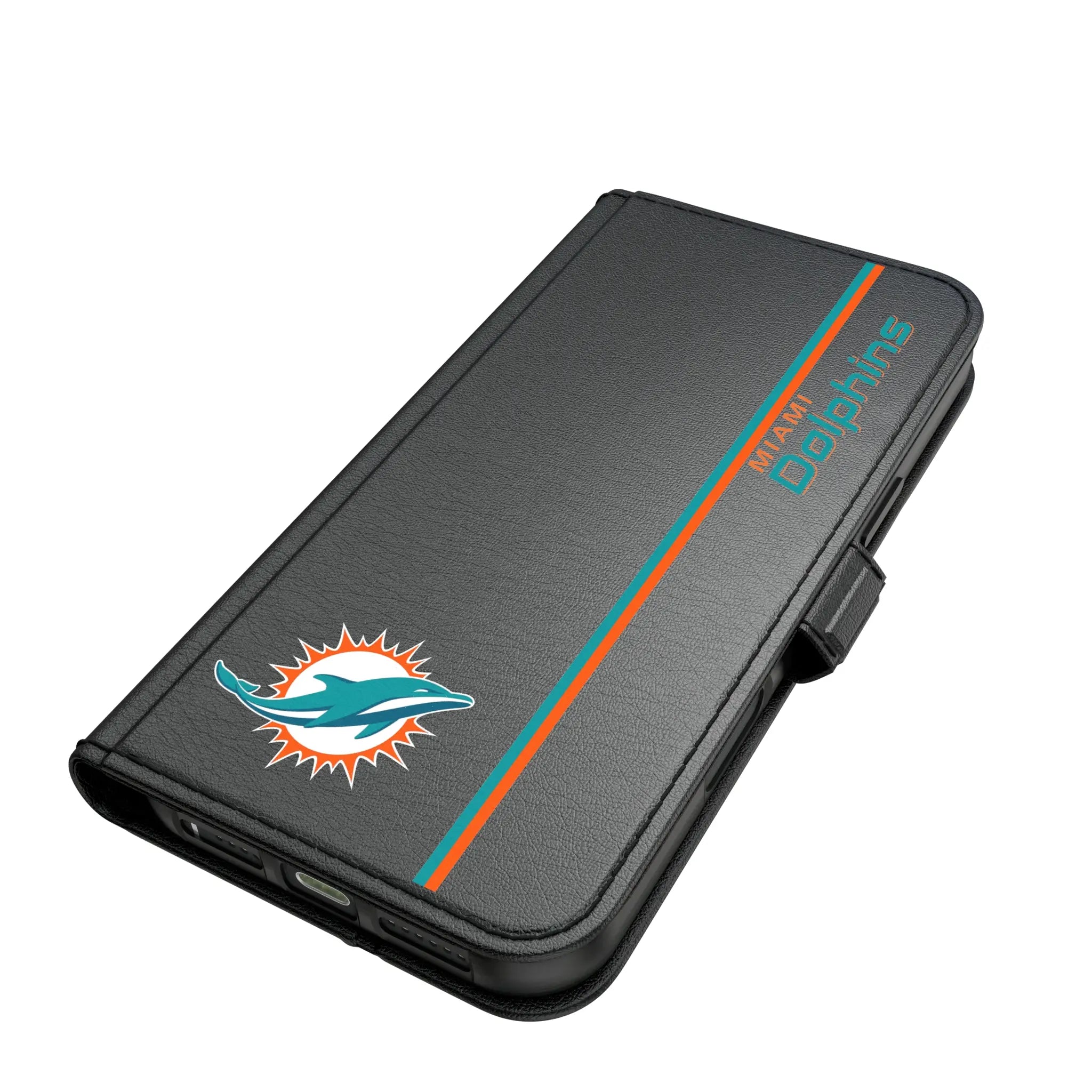 Miami Dolphins Sidebar iPhone Folio Phone Case for Apple iPhone#Device_iPhone 17 Pro Max