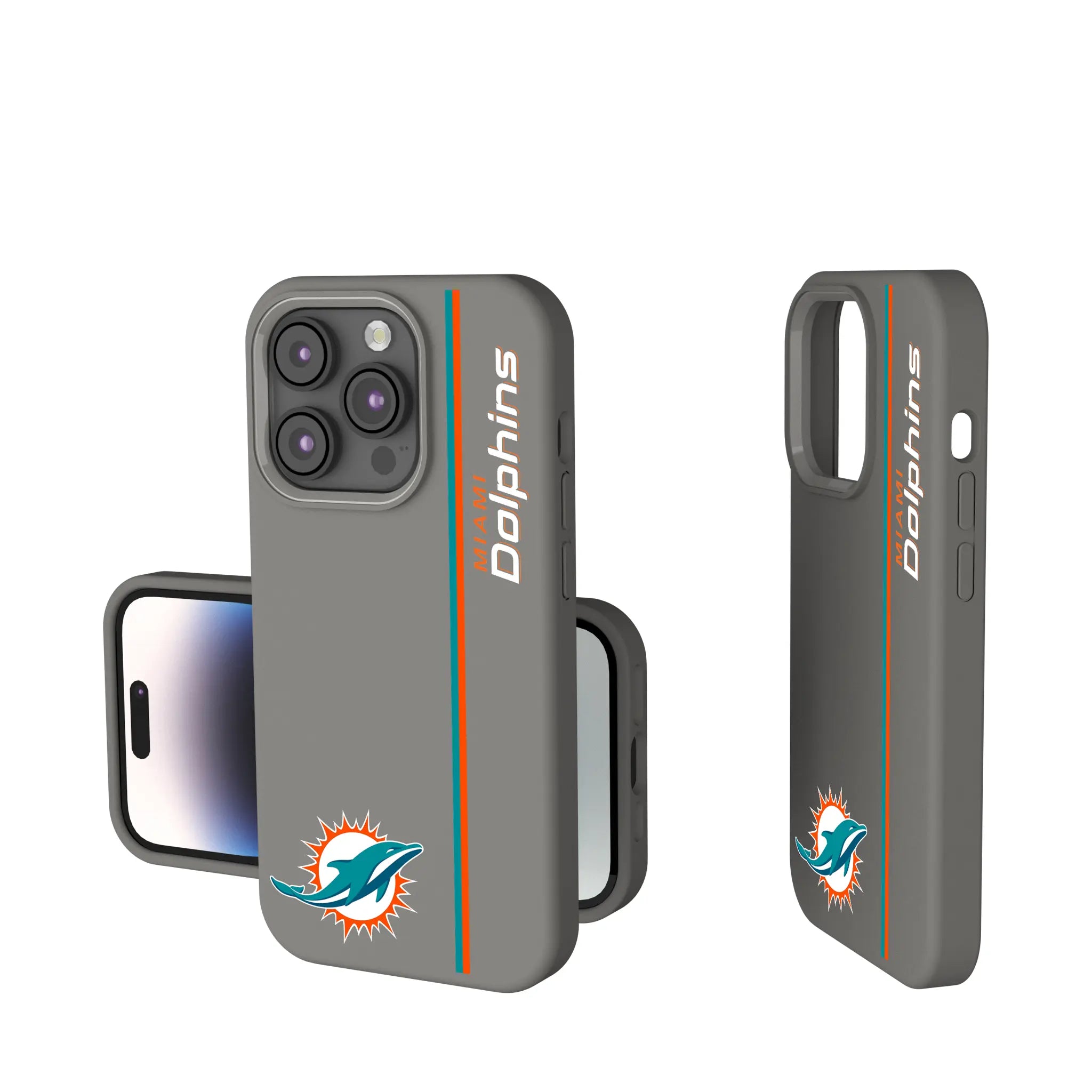 Miami Dolphins Sidebar iPhone Soft Touch Phone Case for Apple iPhone