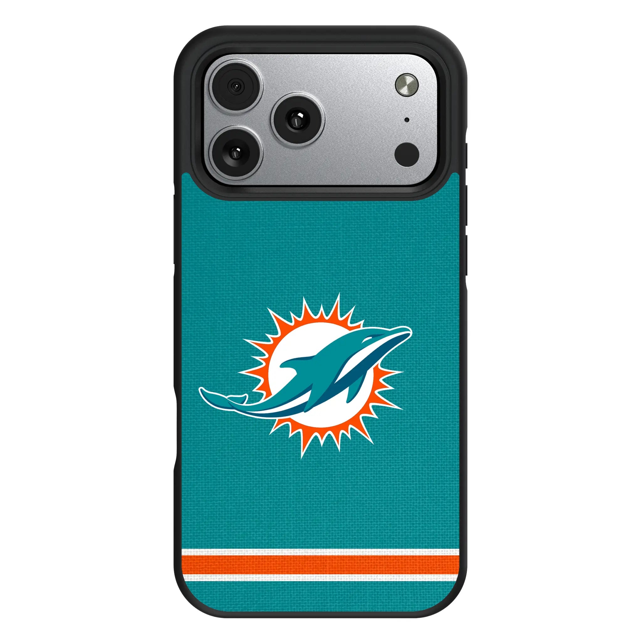 Miami Dolphins Stripe iPhone Bump Phone Case for Apple iPhone#Device_iPhone 17 Pro Max