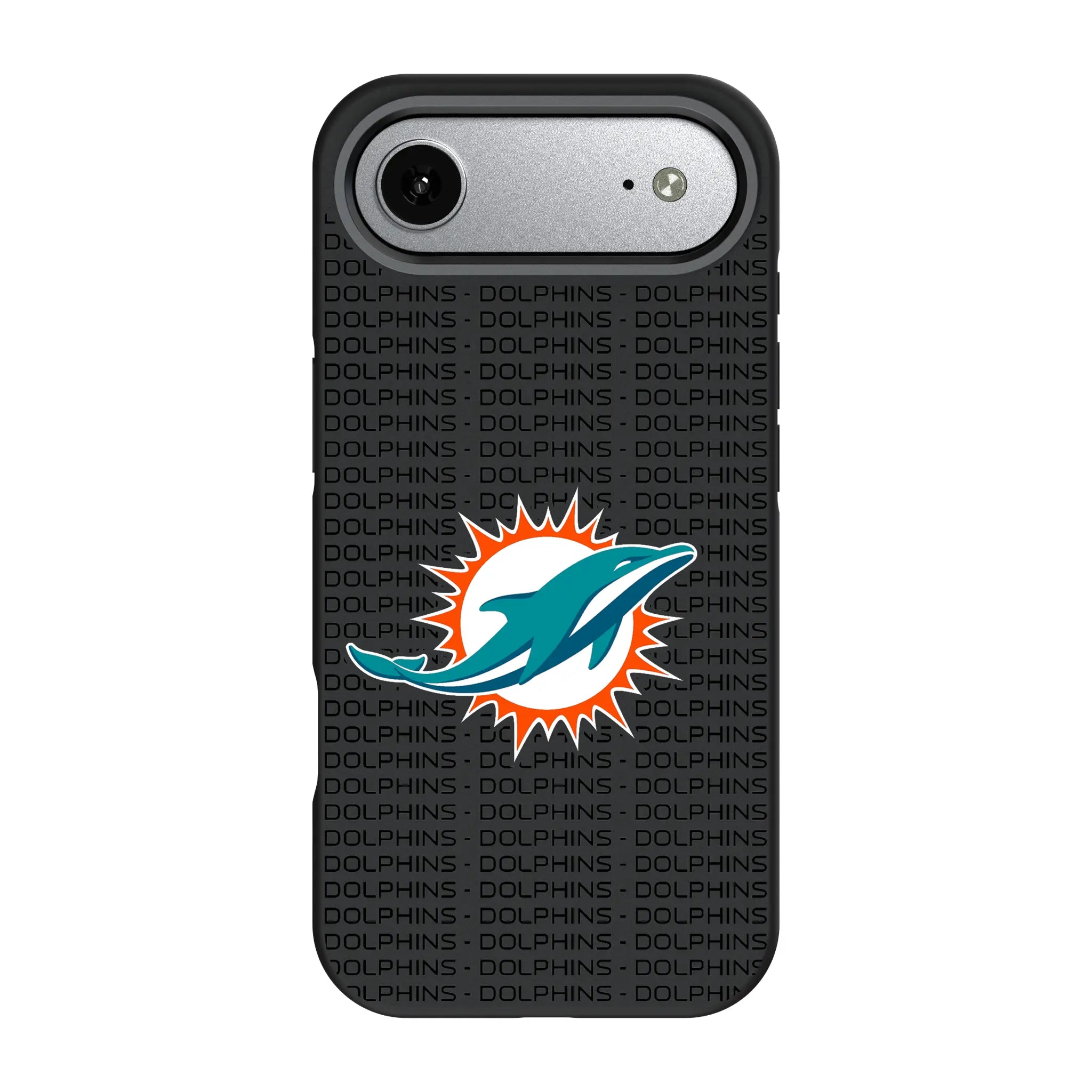 Miami Dolphins Text Backdrop iPhone Bump Phone Case for Apple iPhone#Device_iPhone Air