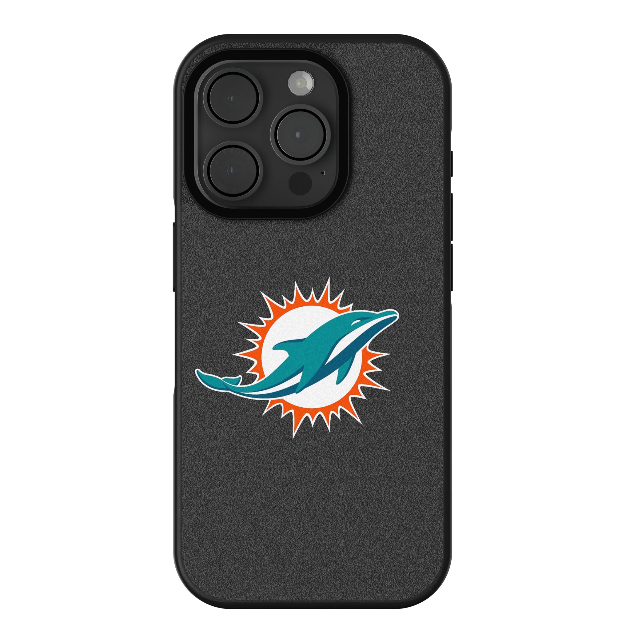 Miami Dolphins Text Backdrop iPhone Bump Phone Case for Apple iPhone