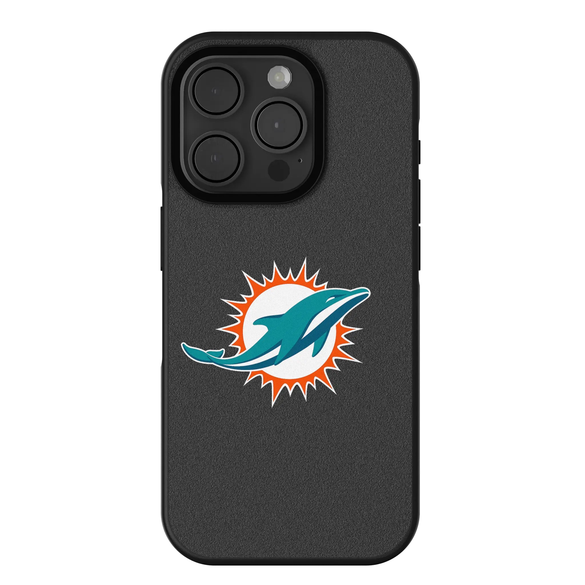 Miami Dolphins Text Backdrop iPhone Bump Phone Case for Apple iPhone