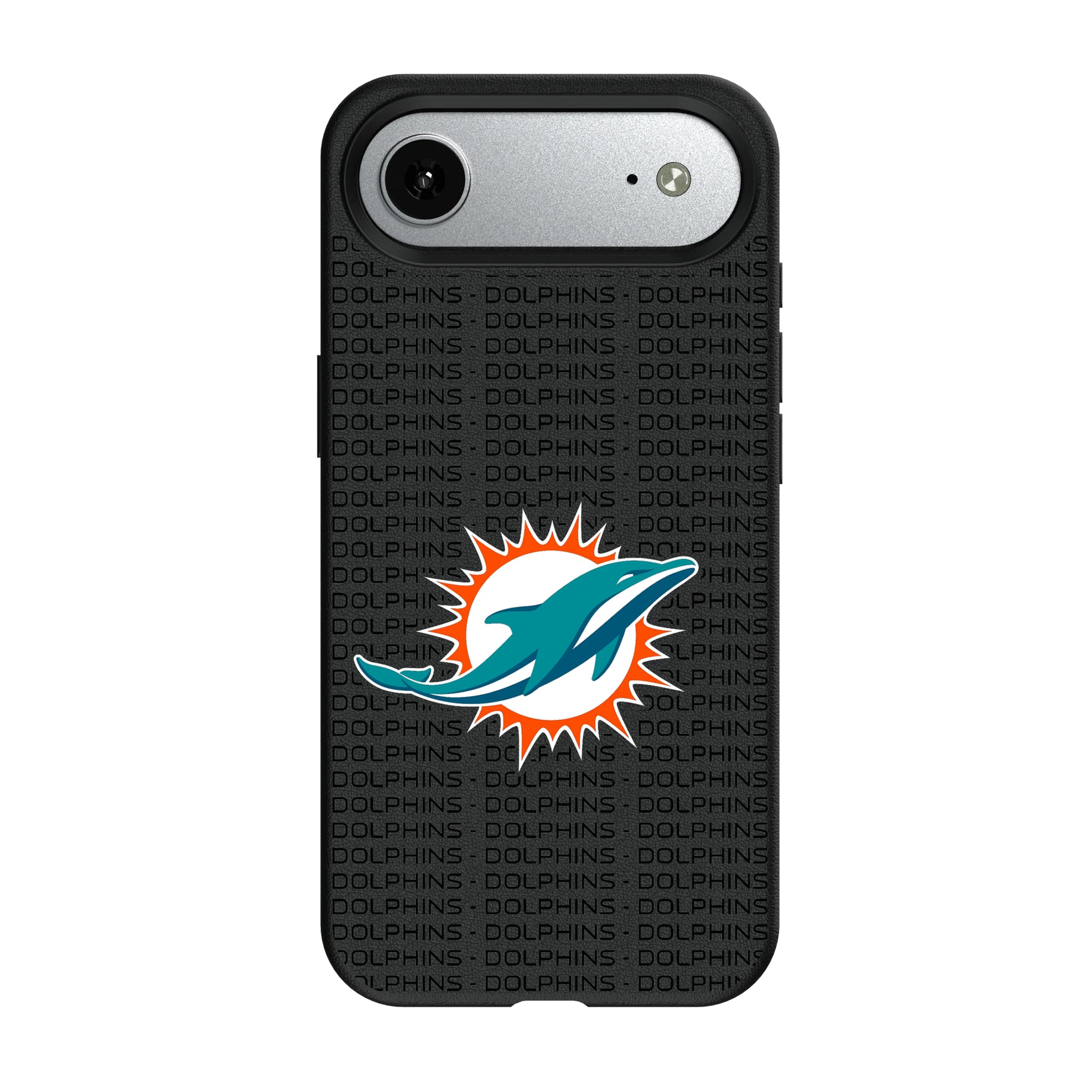 Miami Dolphins Text Backdrop iPhone MagSafe Compatible Phone Case for Apple iPhone#Device_iPhone Air