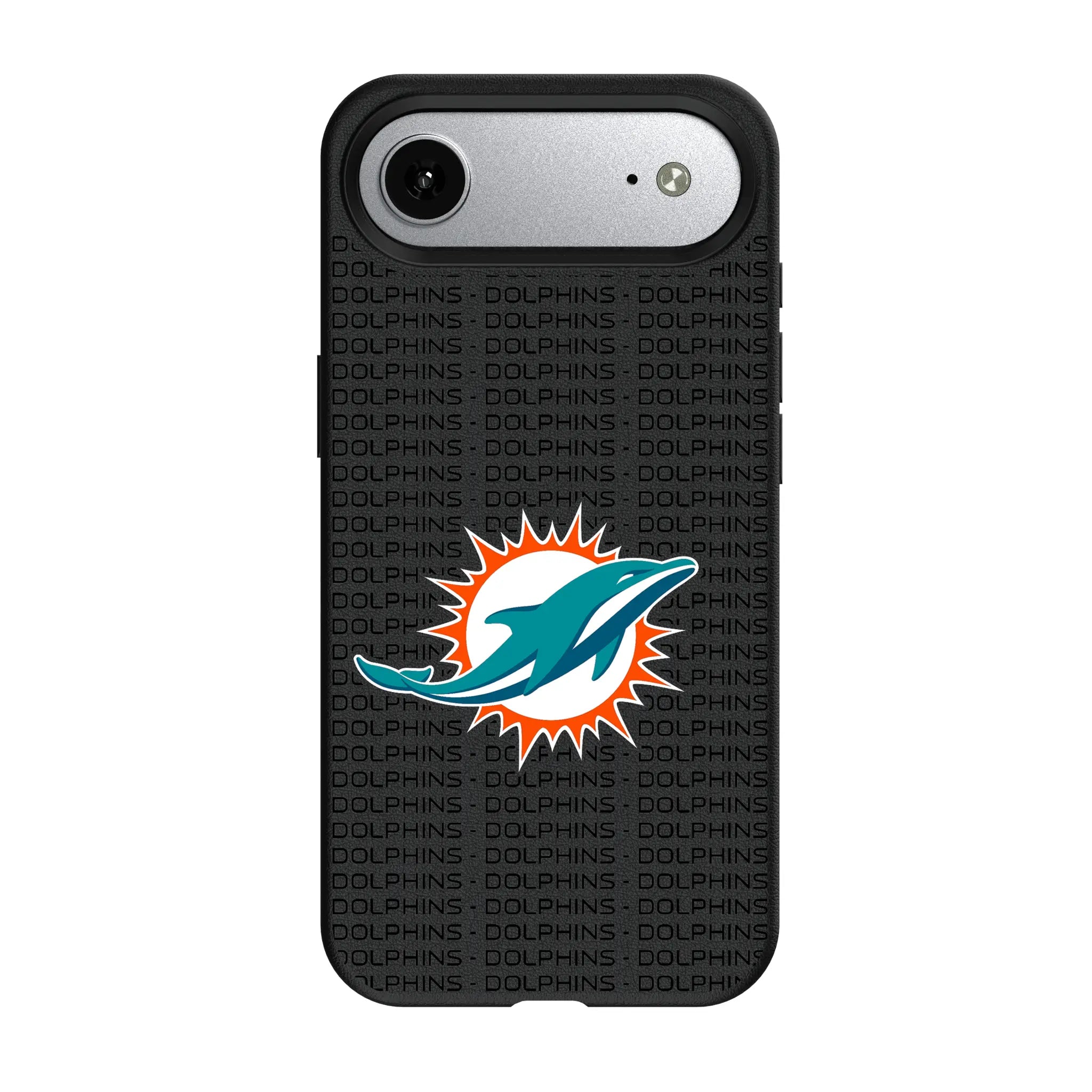 Miami Dolphins Text Backdrop iPhone MagSafe Compatible Phone Case for Apple iPhone#Device_iPhone Air