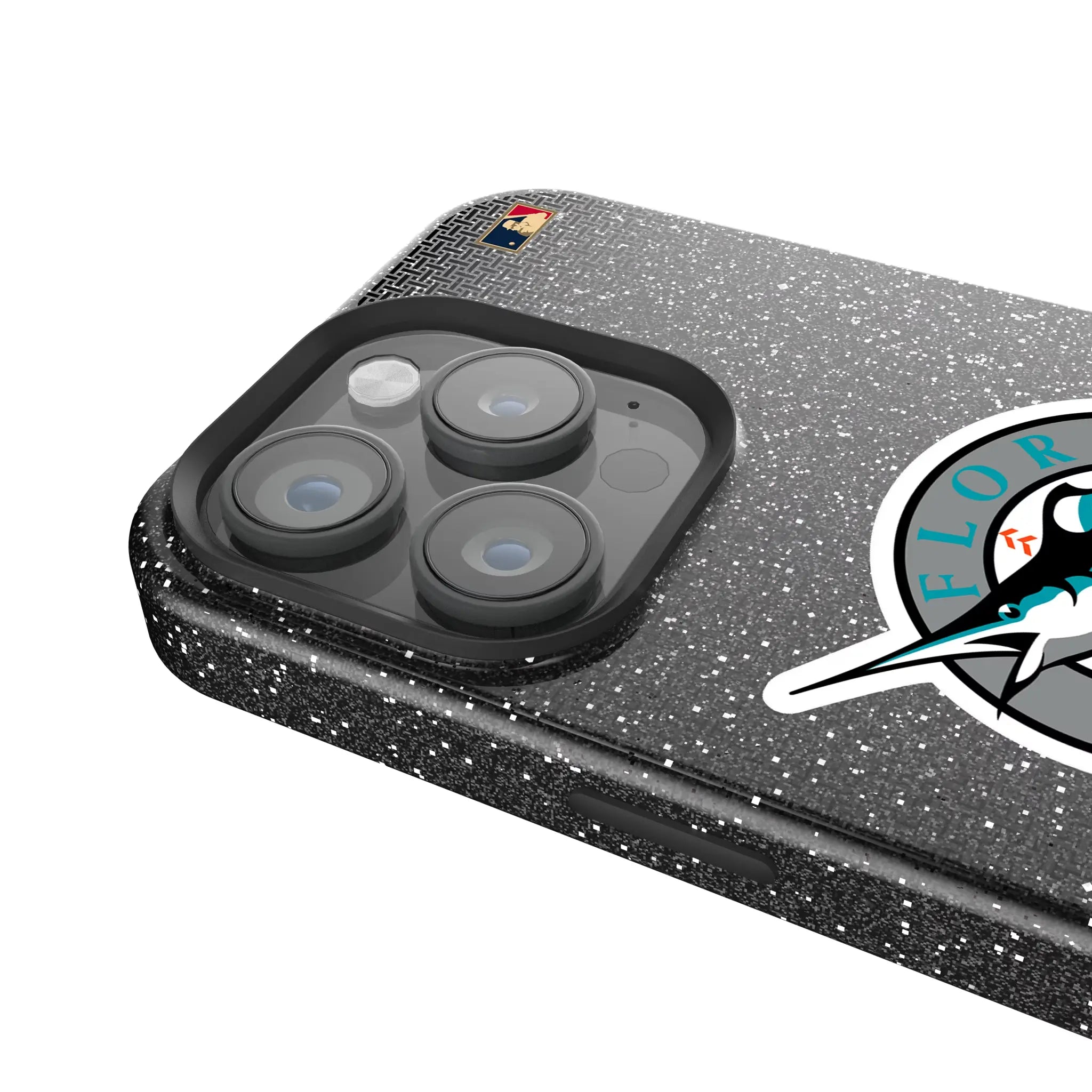 Miami Marlins 1993-2011 - Cooperstown Collection Linen iPhone Bling Phone Case for Apple iPhone - Detail