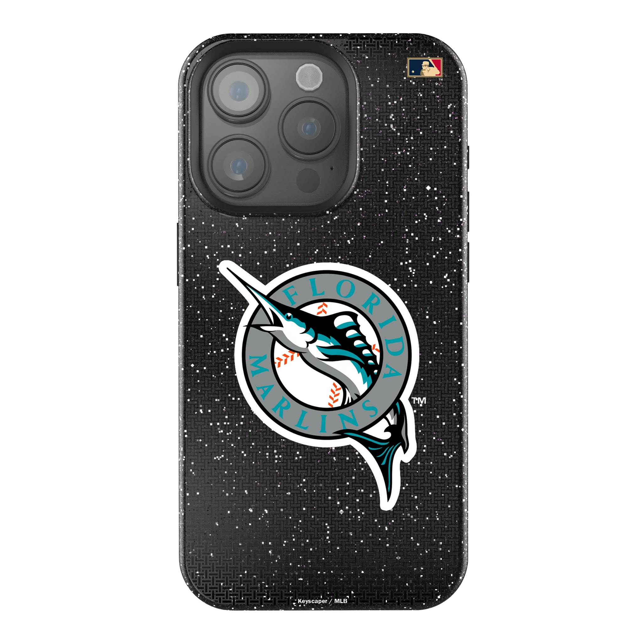 Miami Marlins 1993-2011 - Cooperstown Collection Linen iPhone Bling Phone Case for Apple iPhone