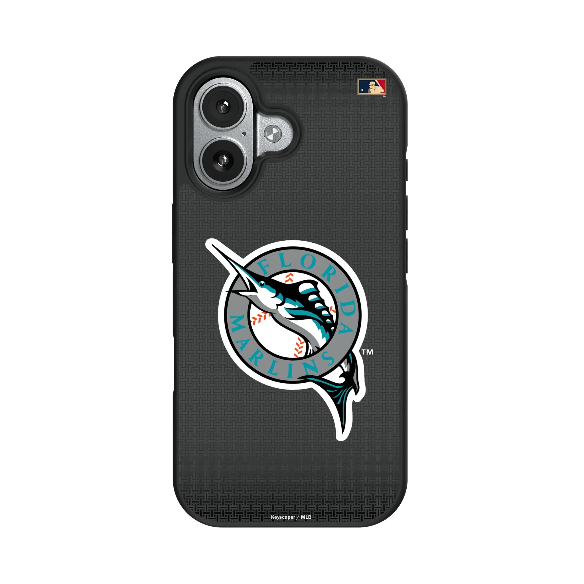 Miami Marlins 1993-2011 - Cooperstown Collection Linen iPhone Bump Phone Case for Apple iPhone#Device_iPhone 17