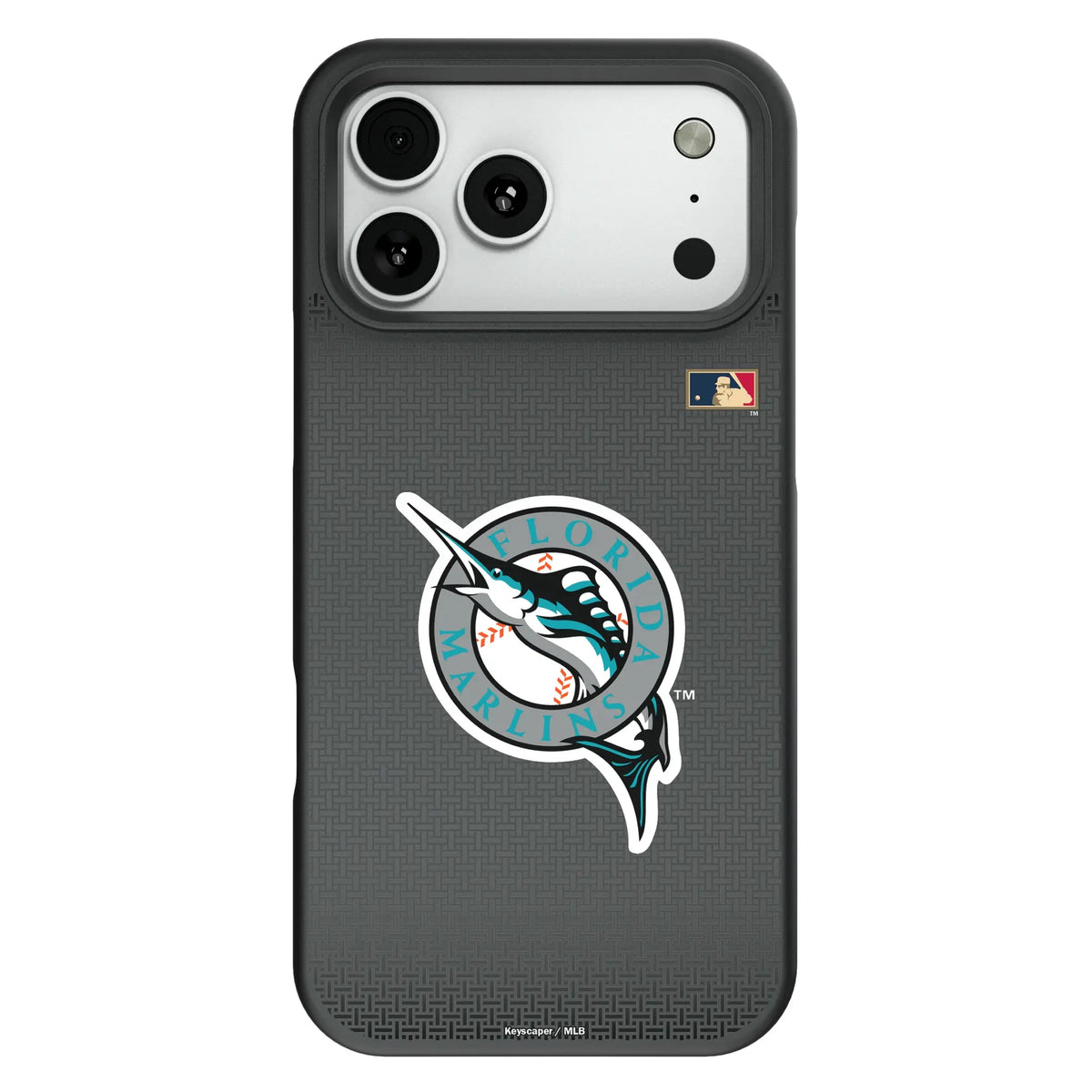 Miami Marlins 1993-2011 - Cooperstown Collection Linen Bump Phone Case for Apple iPhone