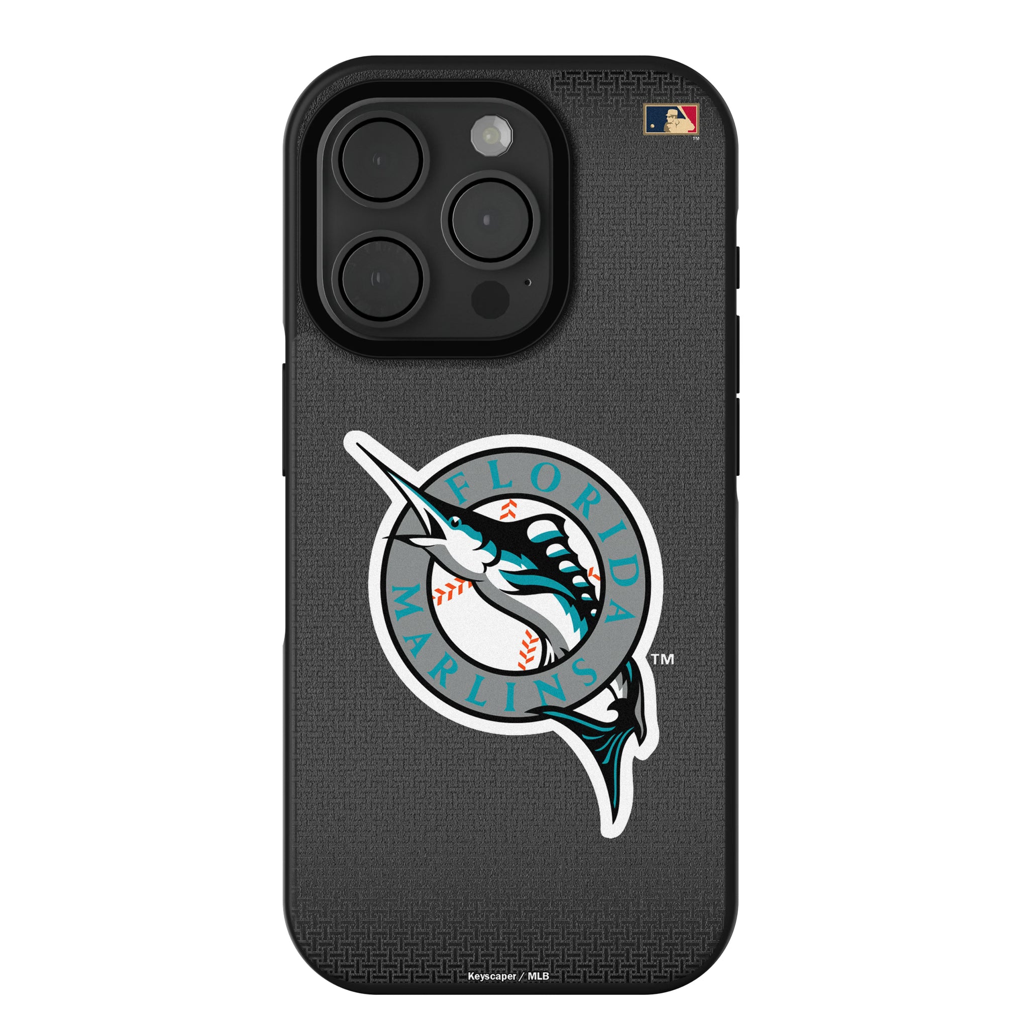 Miami Marlins 1993-2011 - Cooperstown Collection Linen iPhone Bump Phone Case for Apple iPhone
