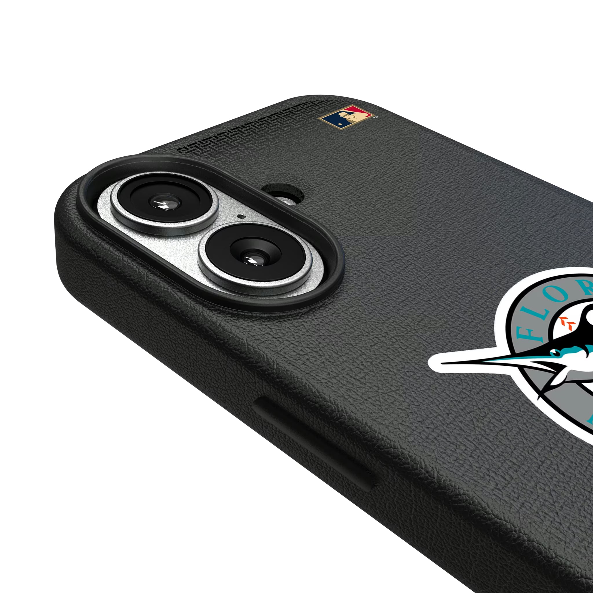 Miami Marlins 1993-2011 - Cooperstown Collection Linen iPhone MagSafe Compatible Phone Case for Apple iPhone - Detail#Device_iPhone 17