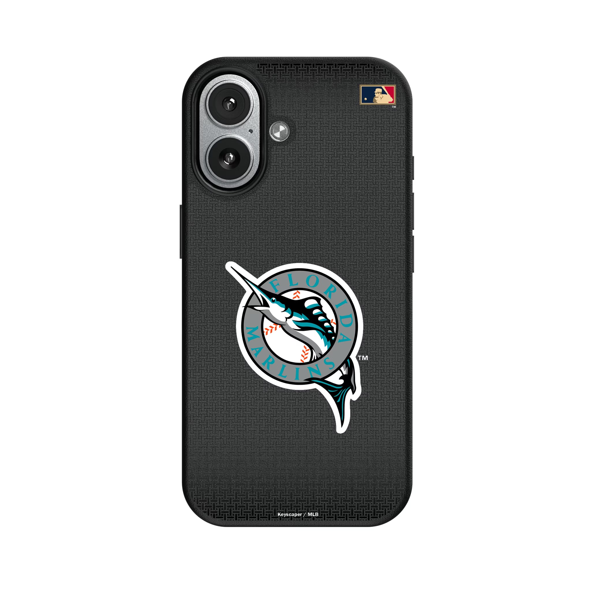 Miami Marlins 1993-2011 - Cooperstown Collection Linen iPhone MagSafe Compatible Phone Case for Apple iPhone#Device_iPhone 17