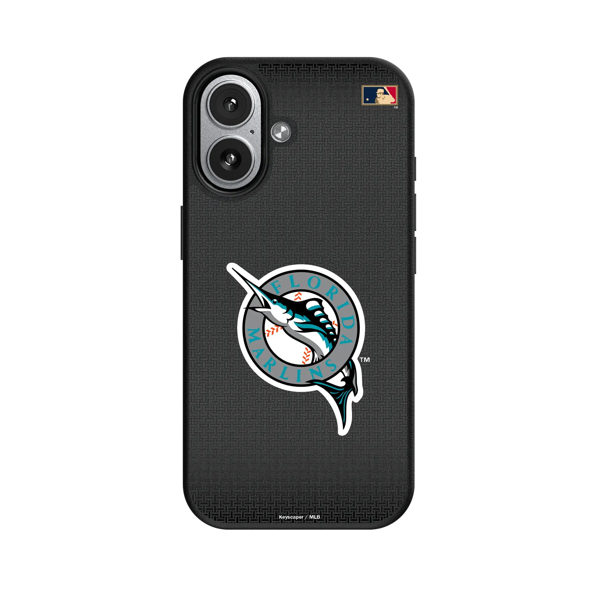 Miami Marlins 1993-2011 - Cooperstown Collection Linen iPhone MagSafe Compatible Phone Case for Apple iPhone#Device_iPhone 17
