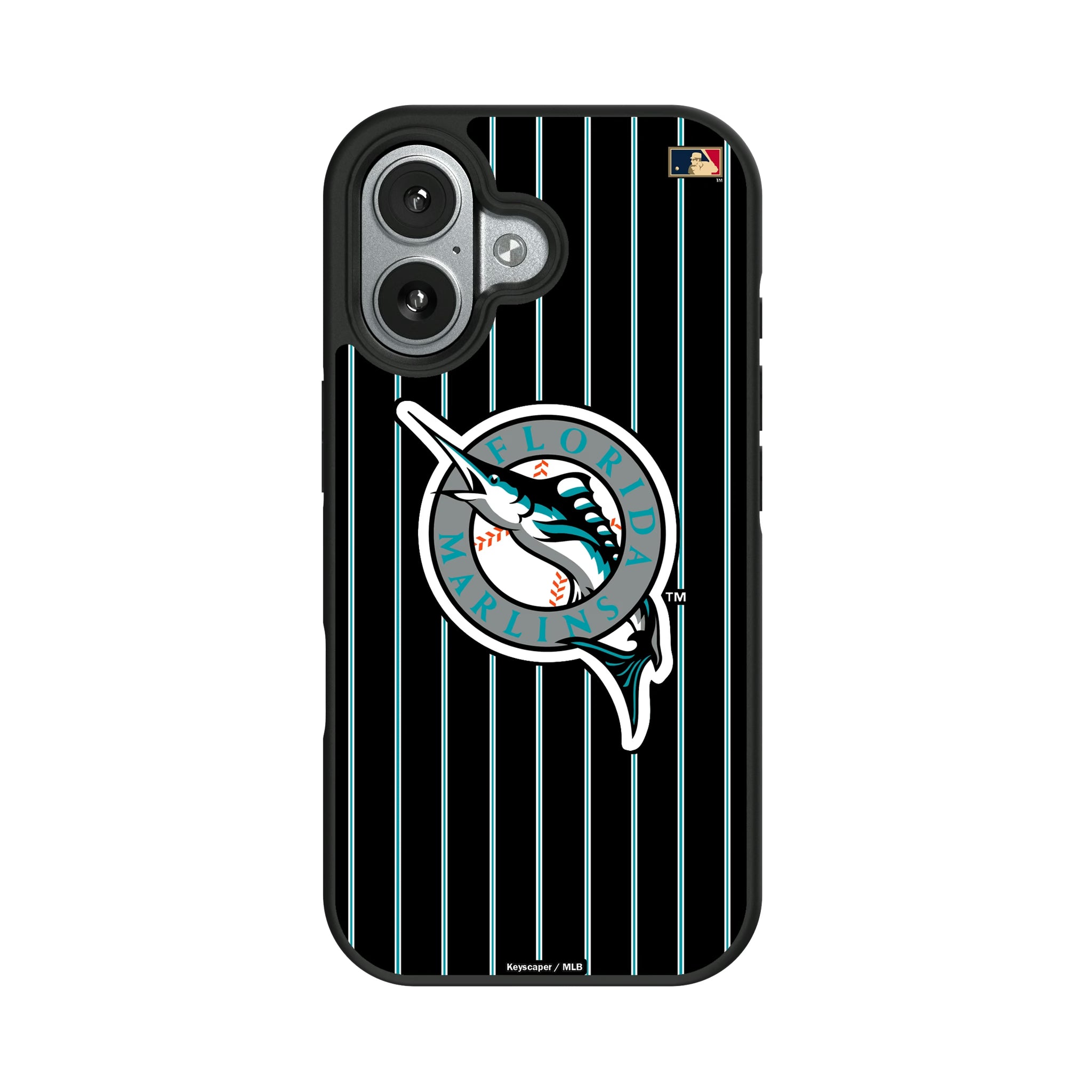 Miami Marlins 1993-2011 - Cooperstown Collection Pinstripe iPhone Bump Phone Case for Apple iPhone#Device_iPhone 17