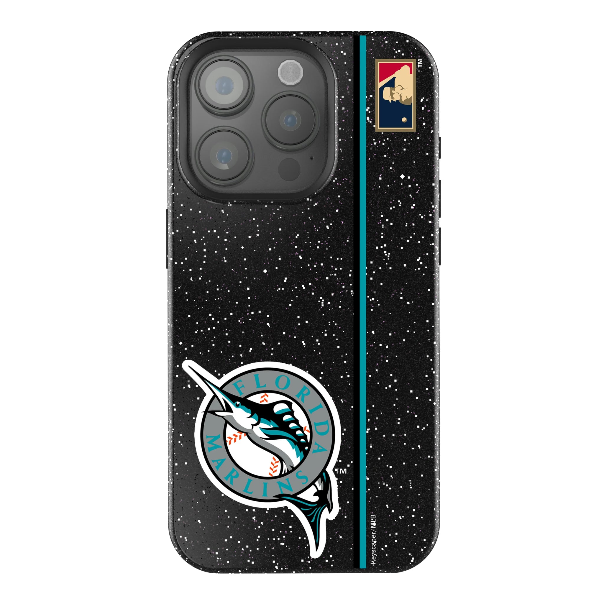 Miami Marlins 1993-2011 - Cooperstown Collection Sidebar iPhone Bling Phone Case for Apple iPhone