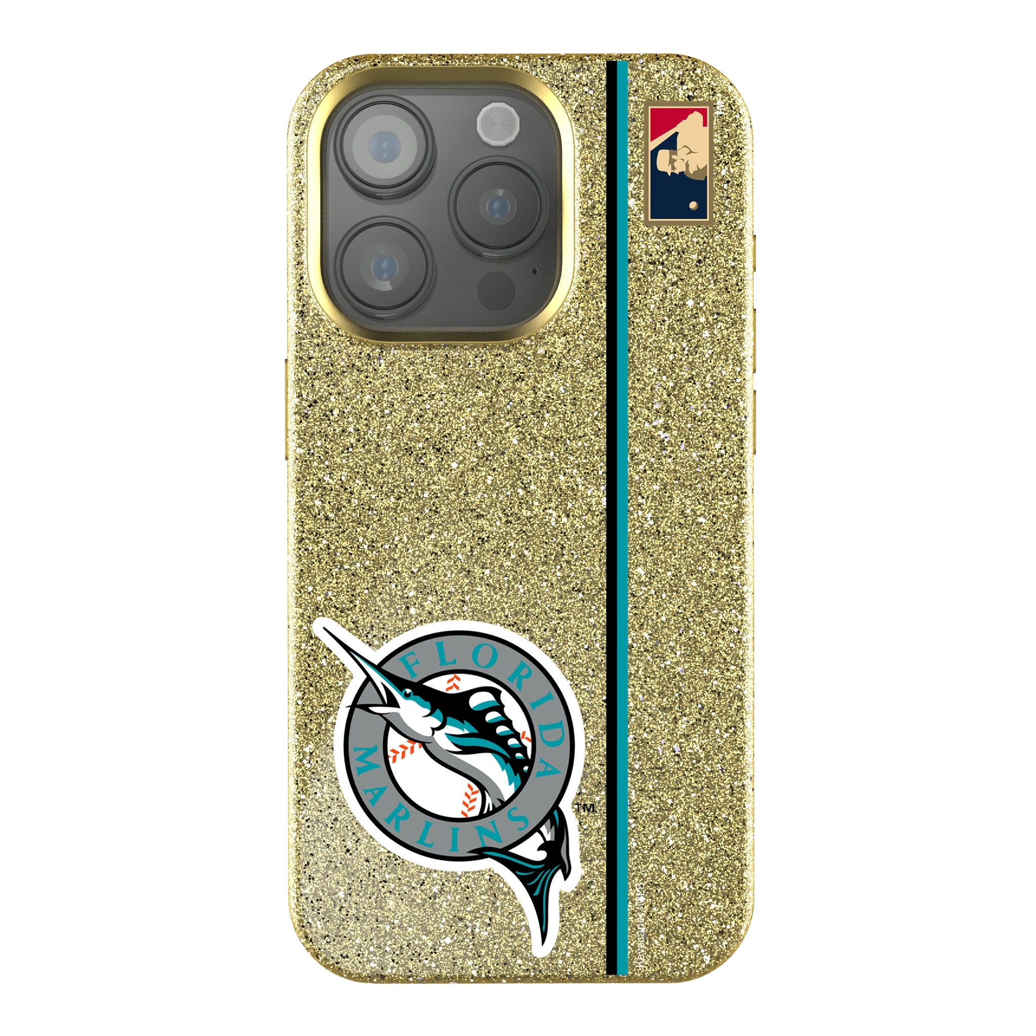 Miami Marlins 1993-2011 - Cooperstown Collection Sidebar iPhone Bling Phone Case for Apple iPhone