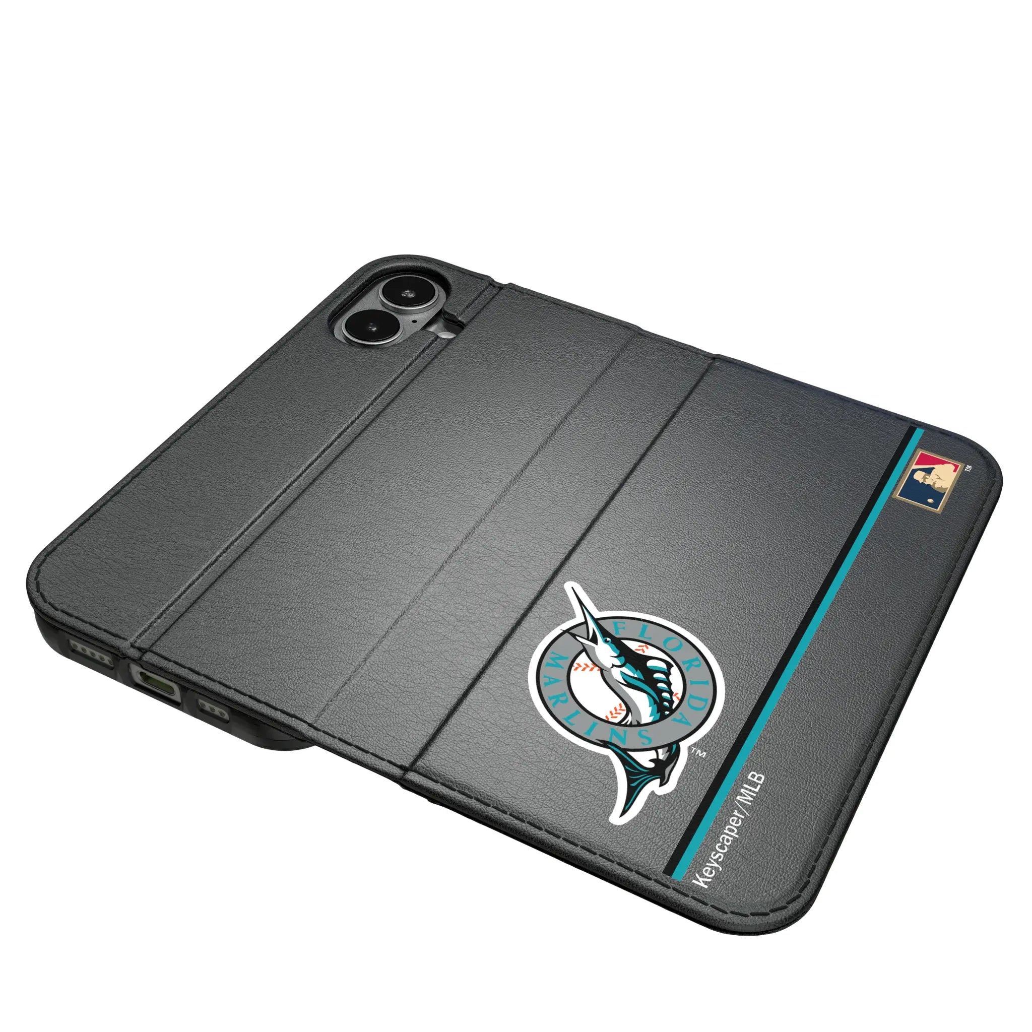 Miami Marlins 1993-2011 - Cooperstown Collection Sidebar iPhone Folio Phone Case for Apple iPhone#Device_iPhone 17