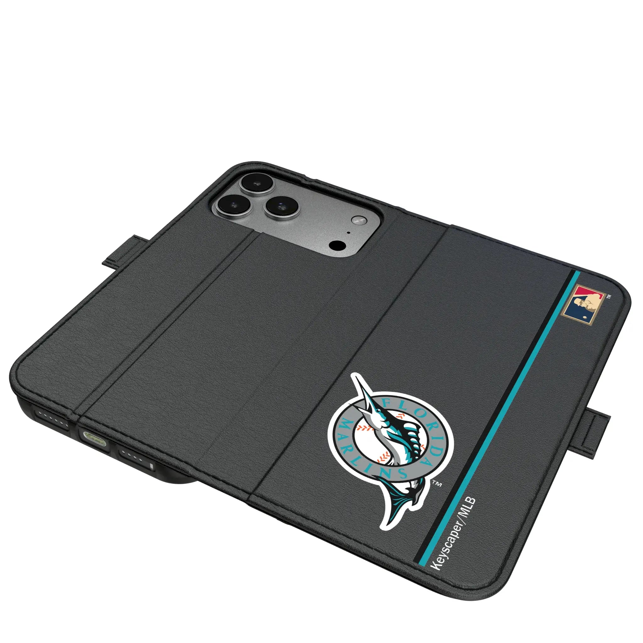 Miami Marlins 1993-2011 - Cooperstown Collection Sidebar iPhone Folio Phone Case for Apple iPhone#Device_iPhone 17 Pro Max