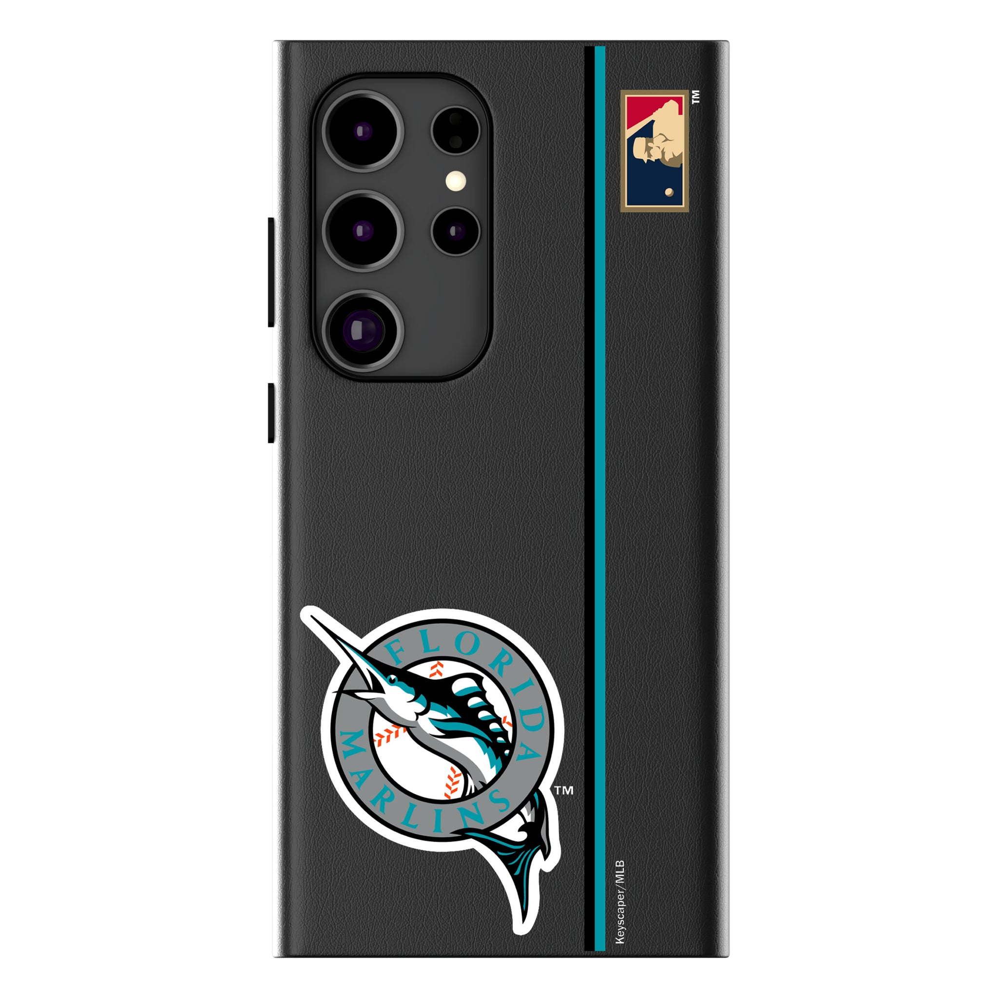 Miami Marlins 1993-2011 - Cooperstown Collection Sidebar Galaxy MagSafe Compatible Phone Case for Samsung Galaxy