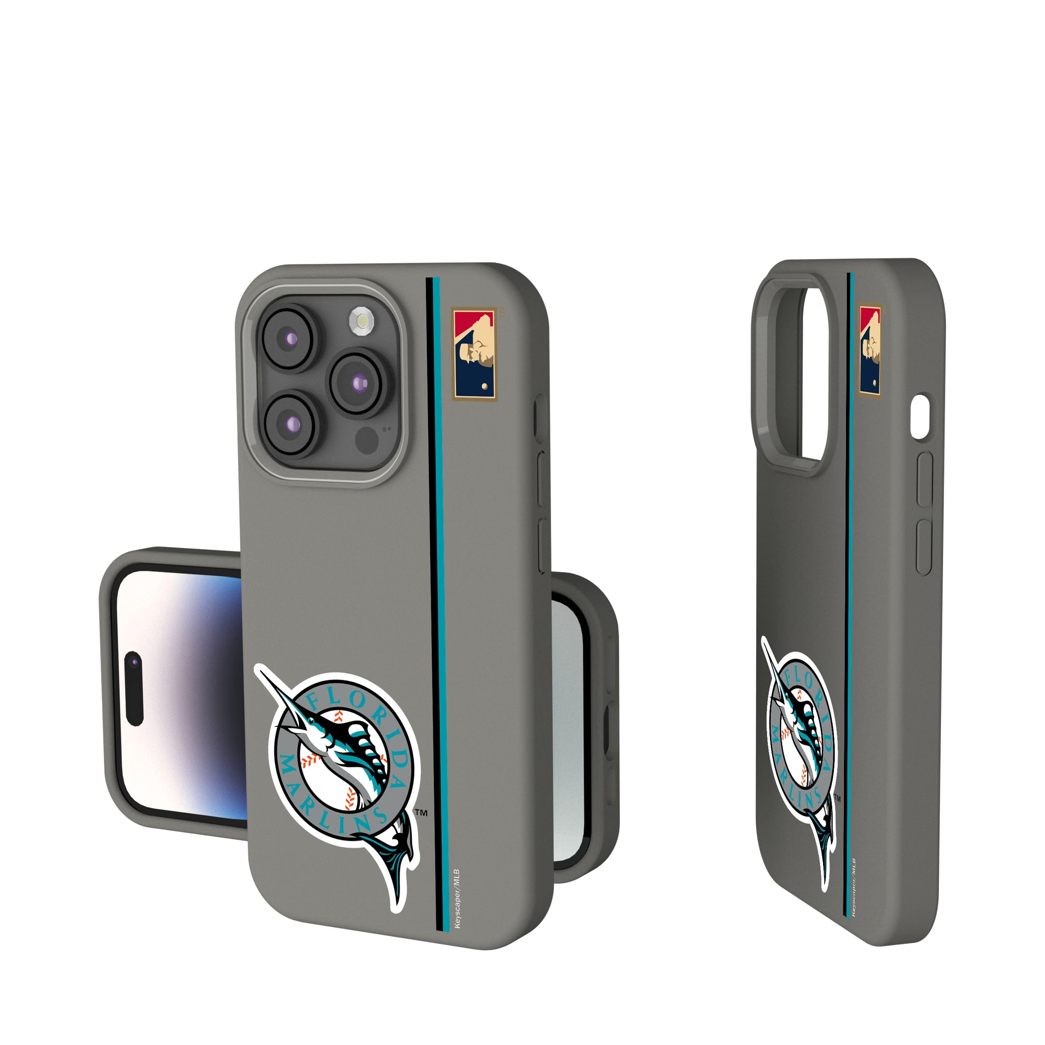 Miami Marlins 1993-2011 - Cooperstown Collection Sidebar iPhone Soft Touch Phone Case for Apple iPhone