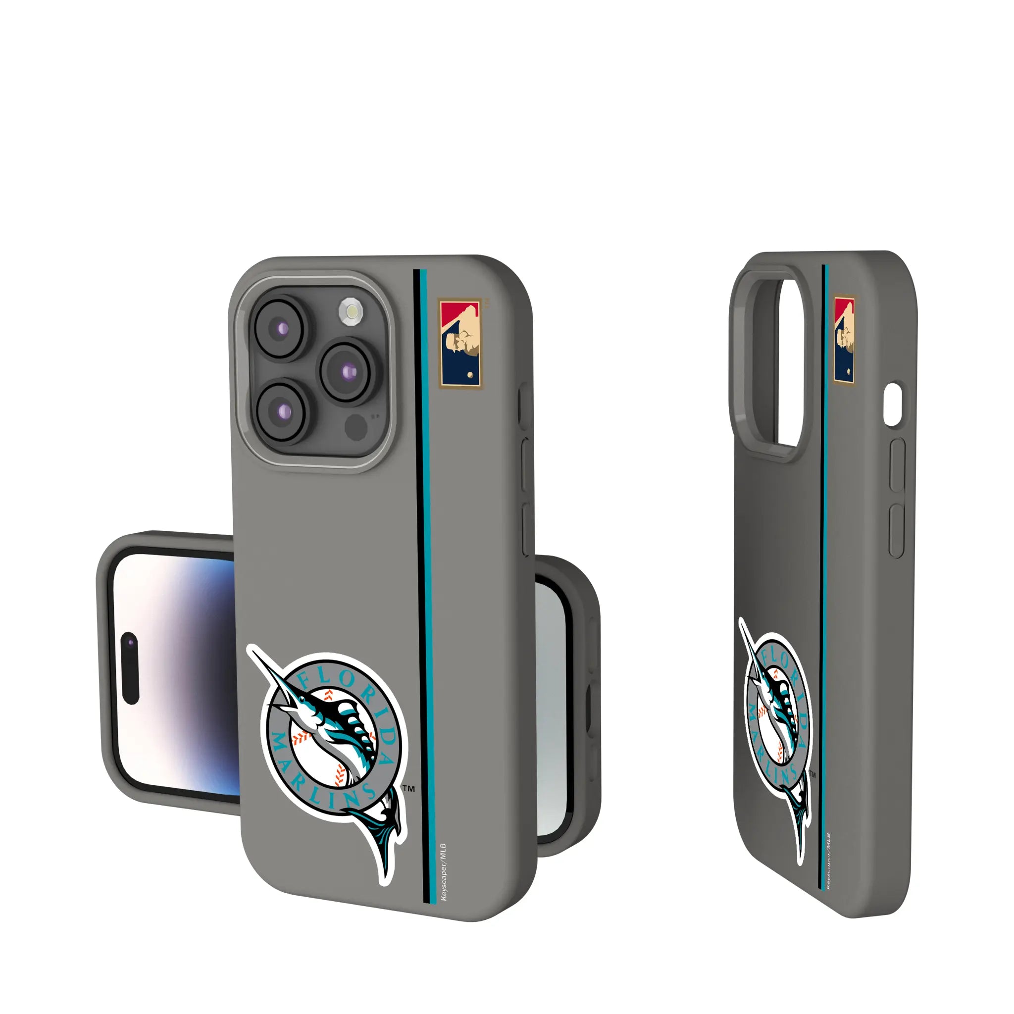 Miami Marlins 1993-2011 - Cooperstown Collection Sidebar iPhone Soft Touch Phone Case for Apple iPhone