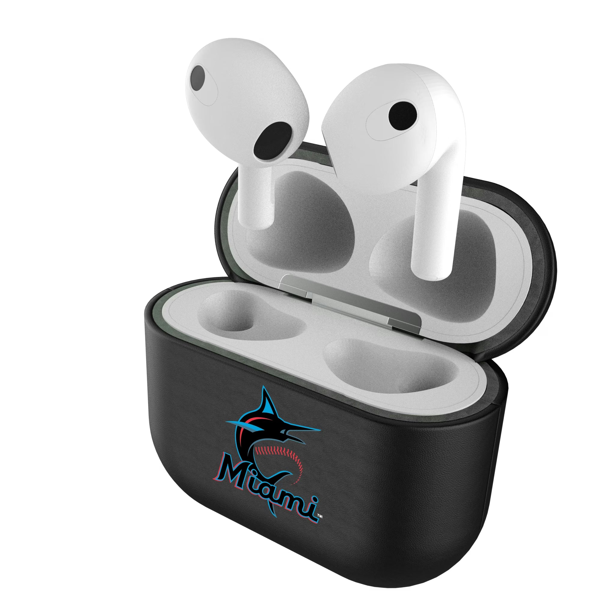 Miami Marlins Insignia AirPods AirPod Case Cover#Device_AirPods 3rd Gen