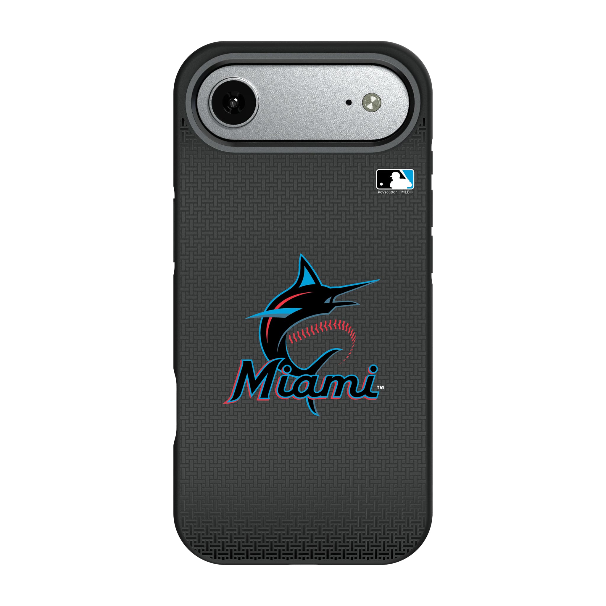 Miami Marlins Linen iPhone Bump Phone Case for Apple iPhone#Device_iPhone Air