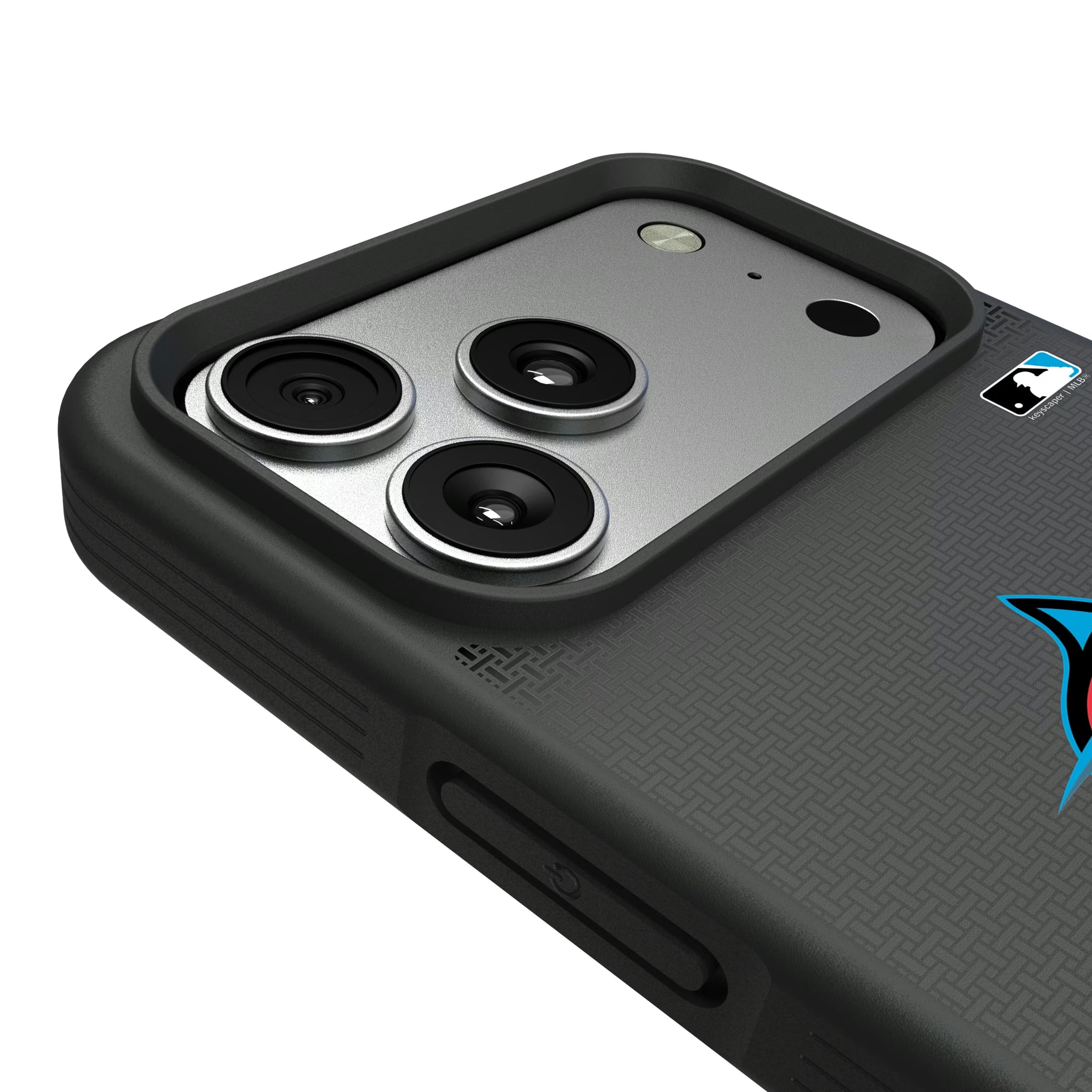 Miami Marlins Linen iPhone Bump Phone Case for Apple iPhone - Detail#Device_iPhone 17 Pro Max
