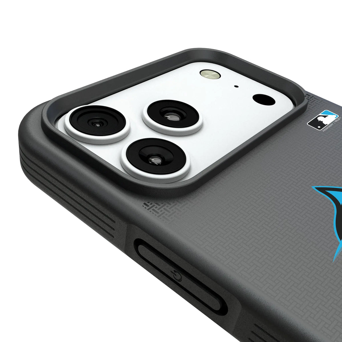 Miami Marlins Linen iPhone Bump Phone Case for Apple iPhone - Detail#Device_iPhone 18 Pro Max