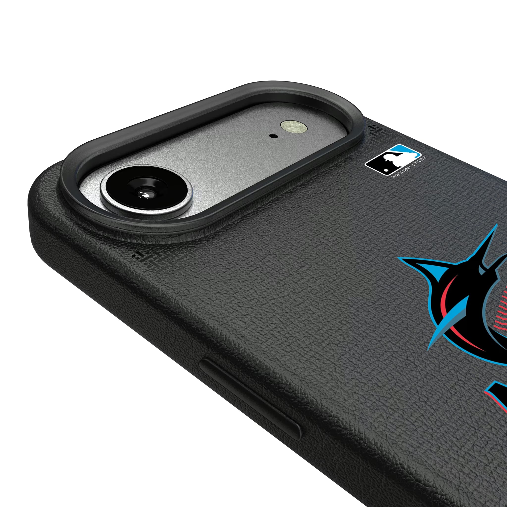 Miami Marlins Linen iPhone MagSafe Compatible Phone Case for Apple iPhone - Detail#Device_iPhone Air