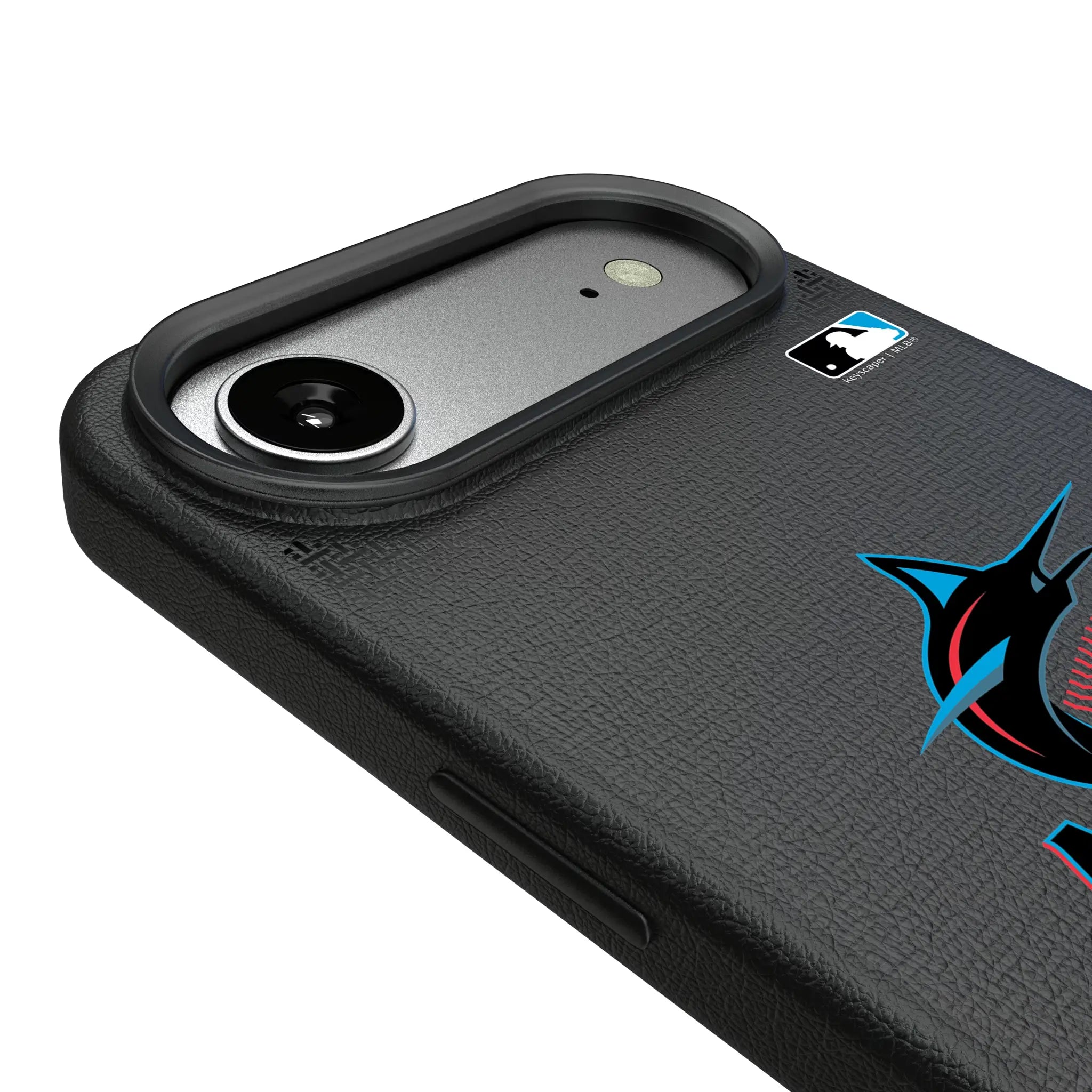 Miami Marlins Linen iPhone MagSafe Compatible Phone Case for Apple iPhone - Detail#Device_iPhone Air