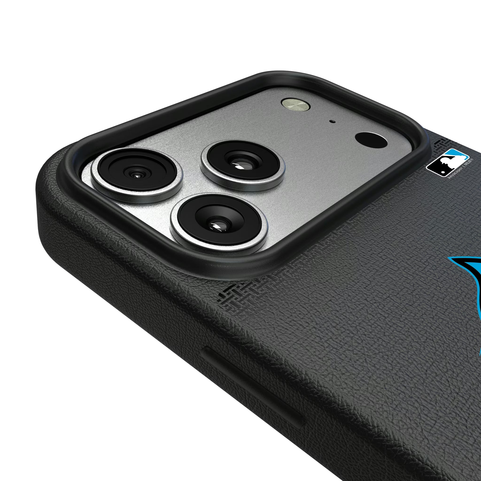 Miami Marlins Linen iPhone MagSafe Compatible Phone Case for Apple iPhone - Detail#Device_iPhone 17 Pro Max