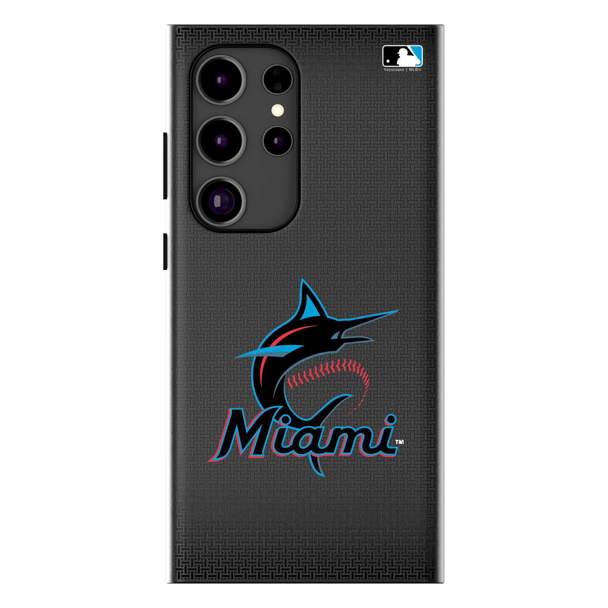Miami Marlins Linen Galaxy MagSafe Compatible Phone Case for Samsung Galaxy
