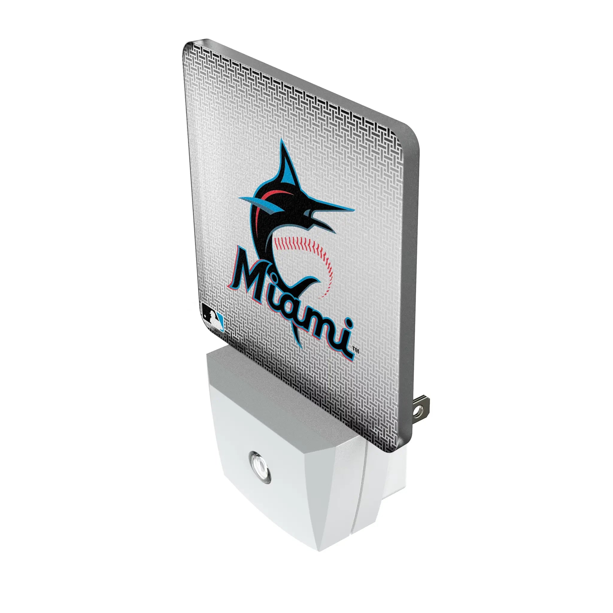 Miami Marlins Linen Night Light 2-Pack - Isometric View