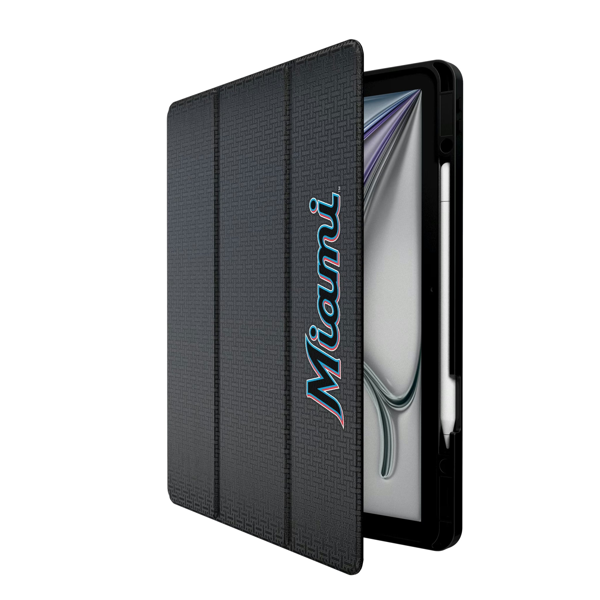 Miami Marlins Linen iPad Tablet Case for Apple iPad