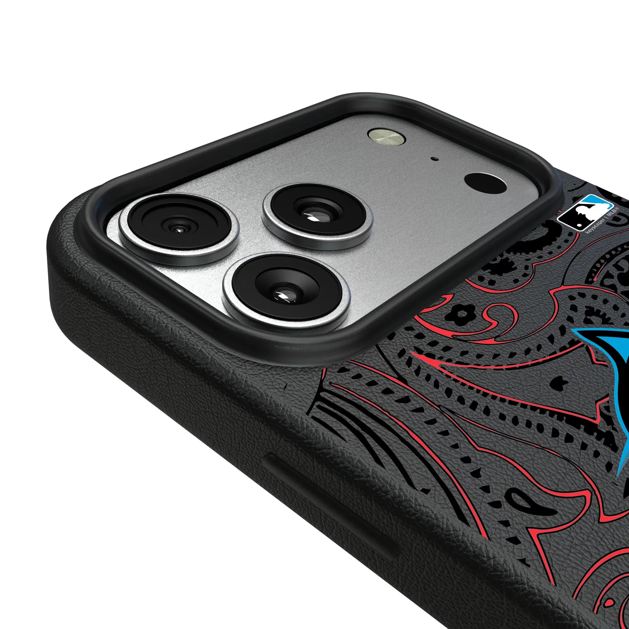 Miami Marlins Paisley iPhone MagSafe Compatible Phone Case for Apple iPhone - Detail#Device_iPhone 17 Pro Max